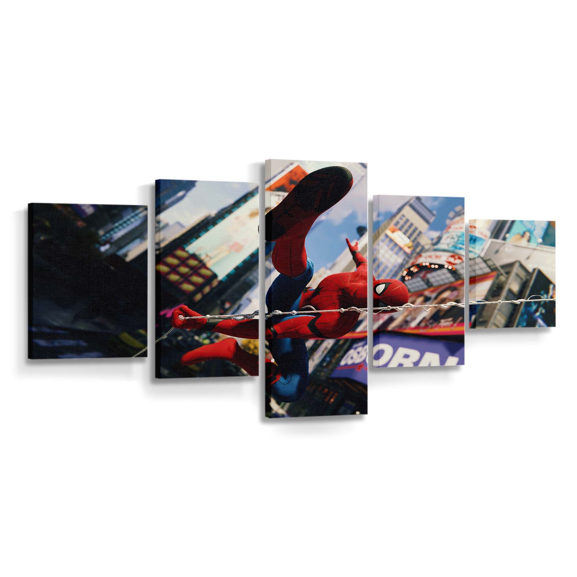 Spider Man Homecoming Spideranzug Leinwandbild - Wanddeko Spider-Man Leinwandbild