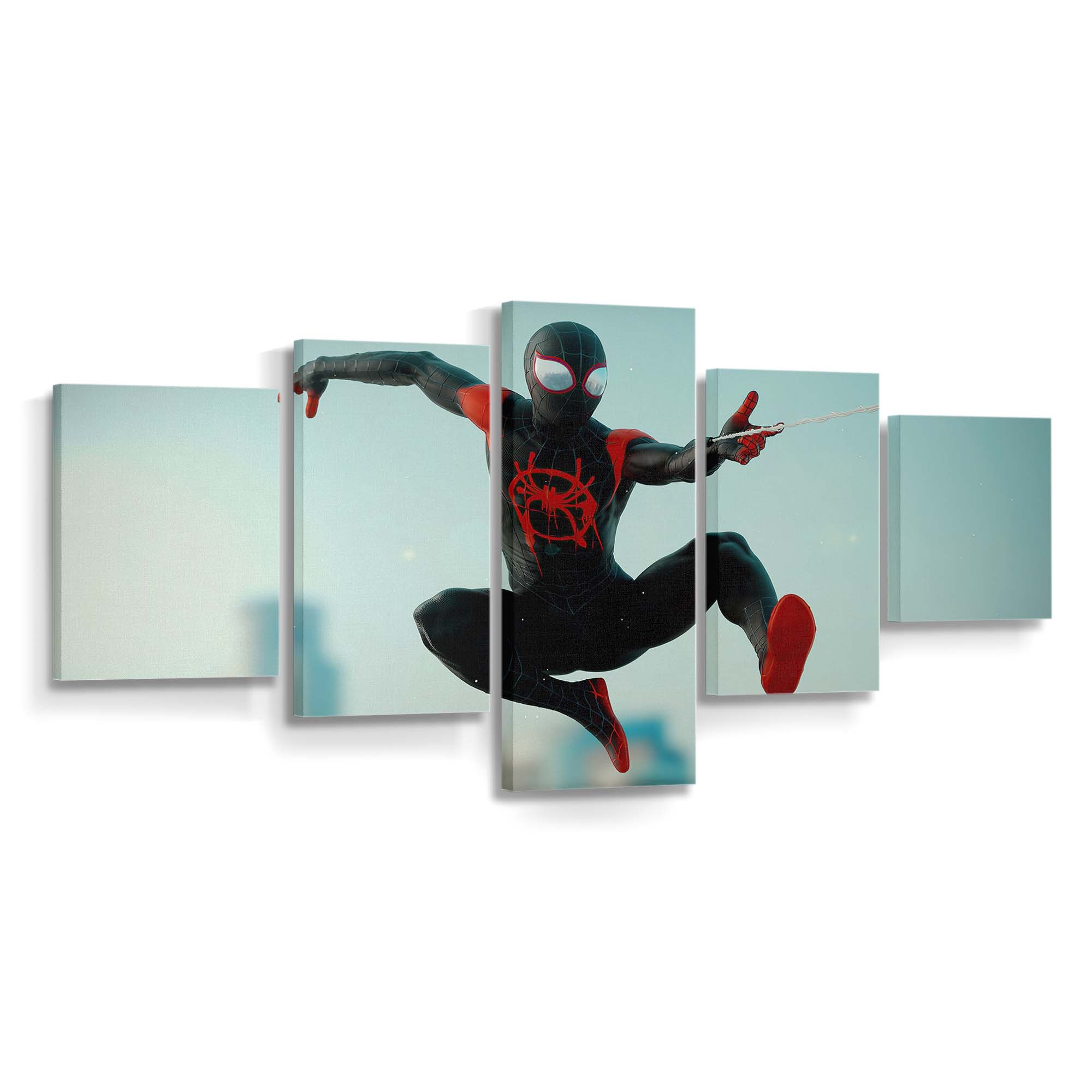 Spider Man Miles Morales 2020 4 Leinwandbild - Wanddeko Spider-Man Leinwandbild