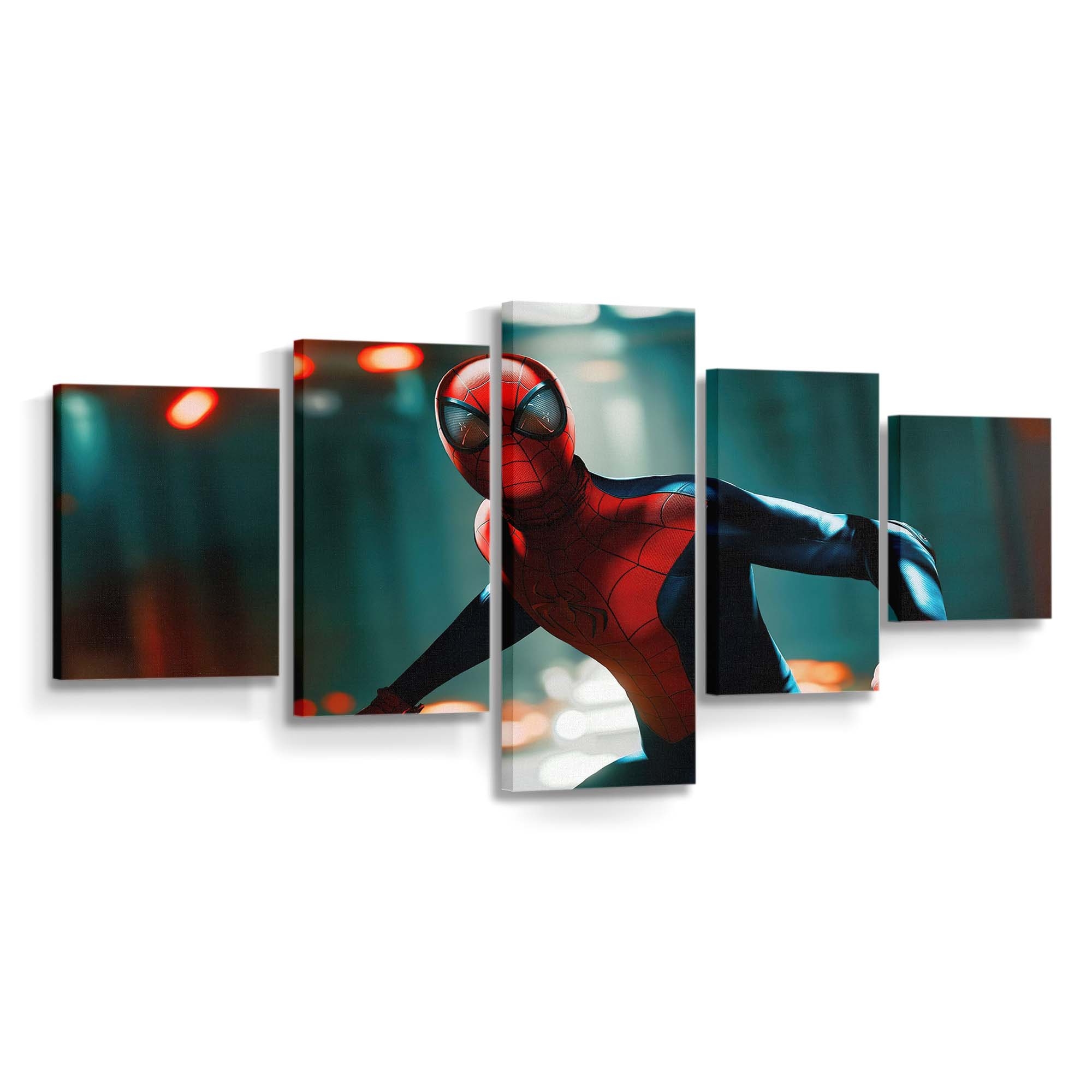 Spider Man Neue Reflexionen Leinwandbild - Wanddeko Spider-Man Leinwandbild
