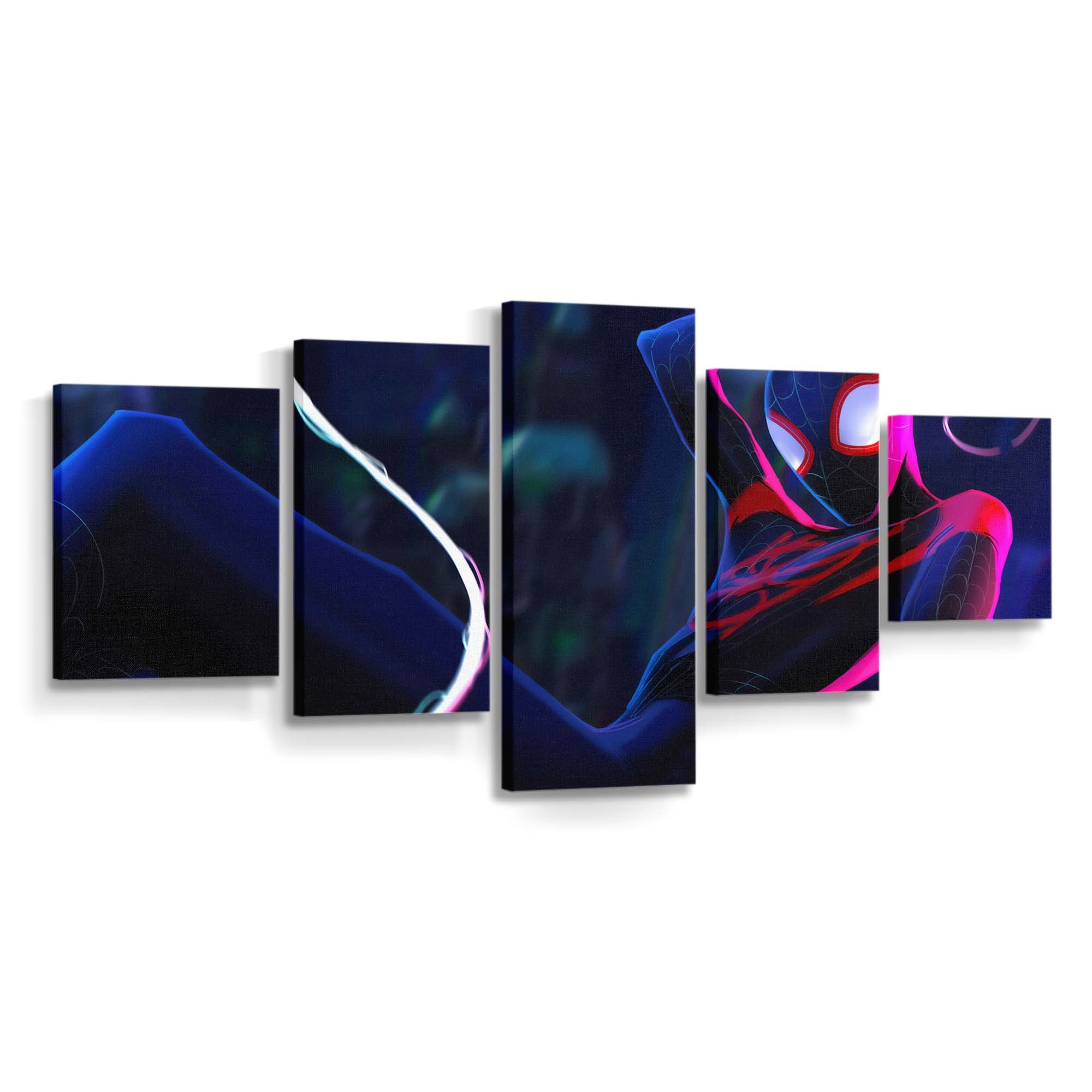 Spider Man Newart Verse Leinwandbild - Wanddeko Spider-Man Leinwandbild