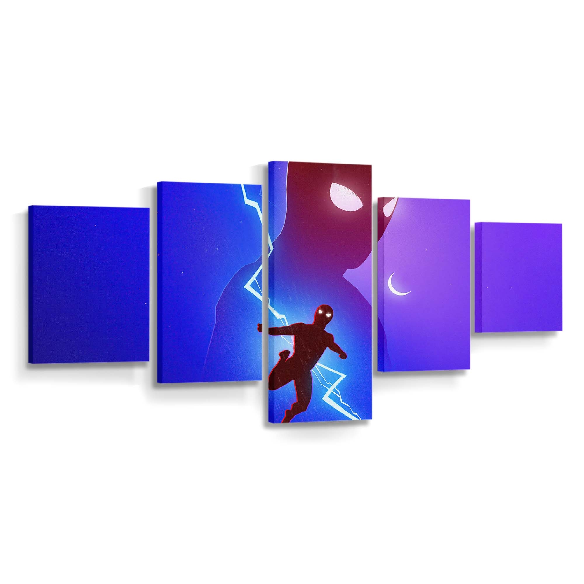 Spider Man No Way Home Minimal Leinwandbild - Wanddeko Spider-Man Leinwandbild