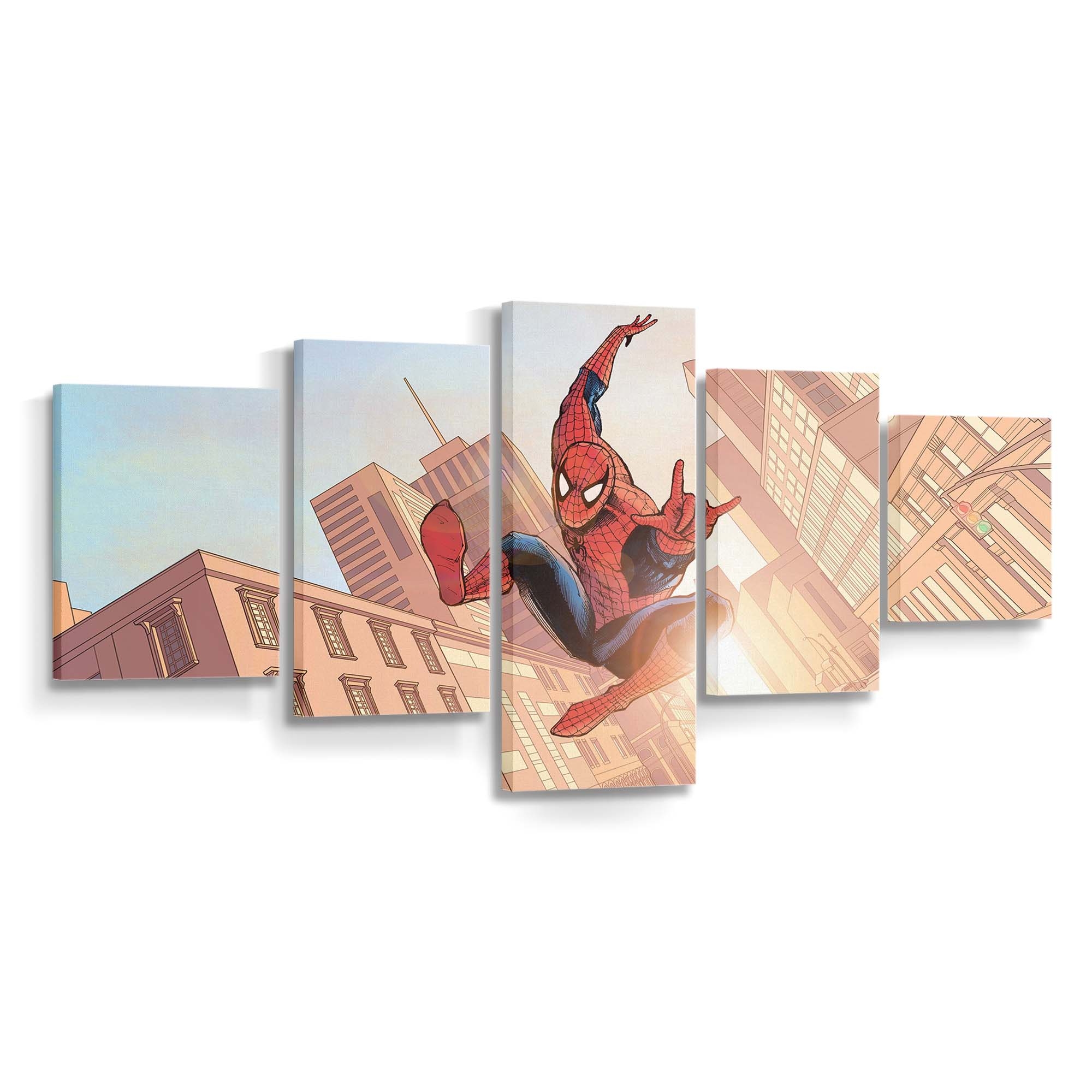 Spider Man Malerei Leinwandbild - Wanddeko Spider-Man Leinwandbild