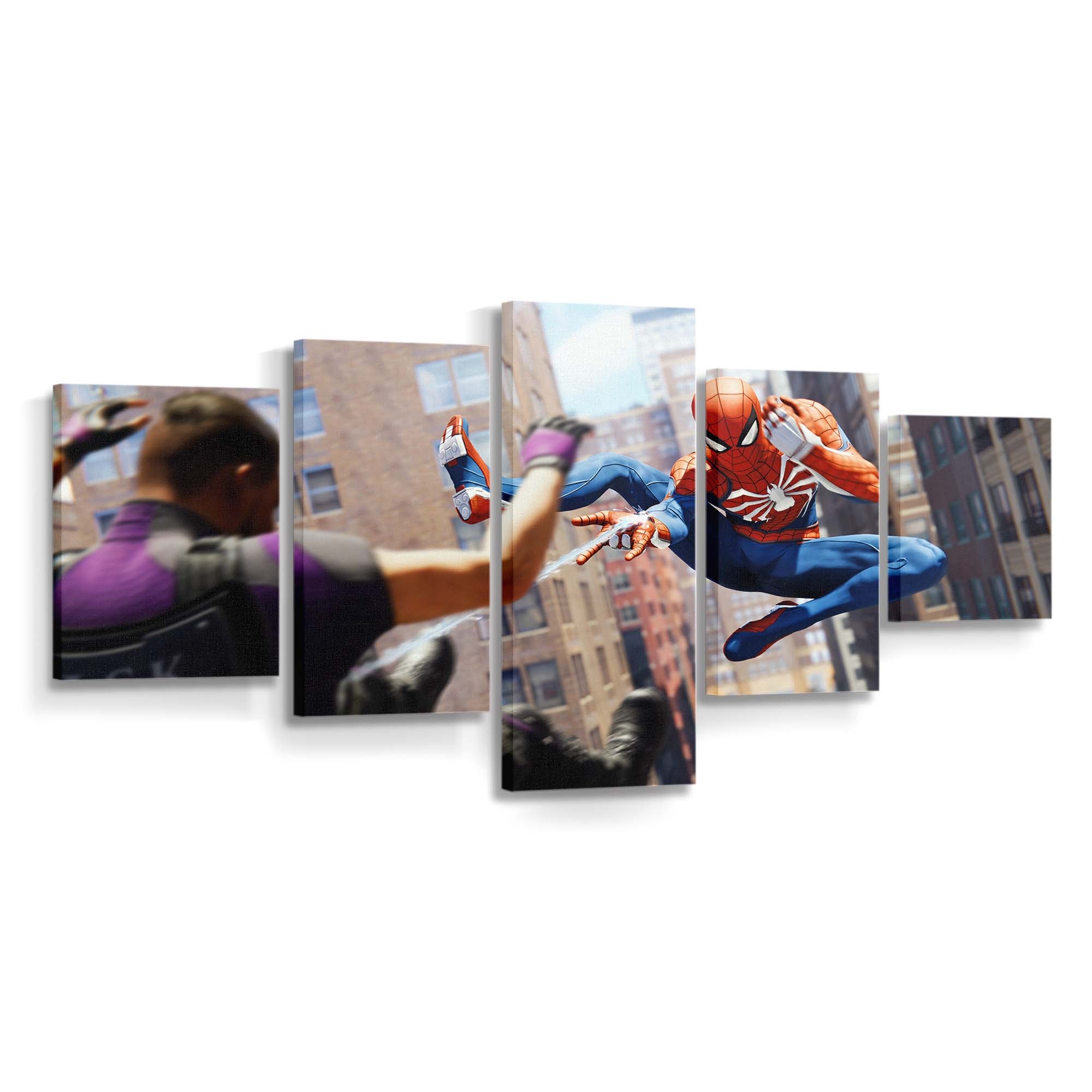 Spider Man 2018 6 Leinwandbild - Wanddeko Spider-Man Leinwandbild