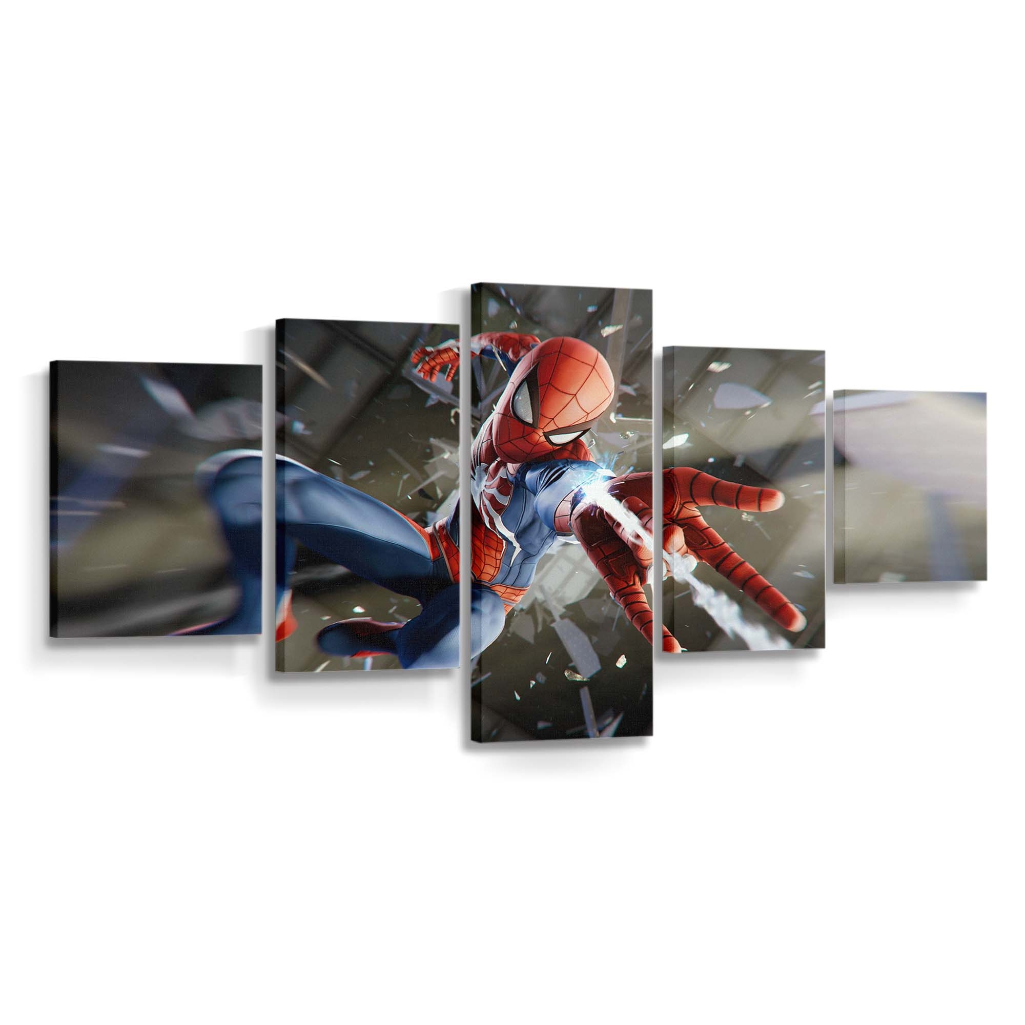 Spider Man Spiel 5 Leinwandbild - Wanddeko Spider-Man Leinwandbild