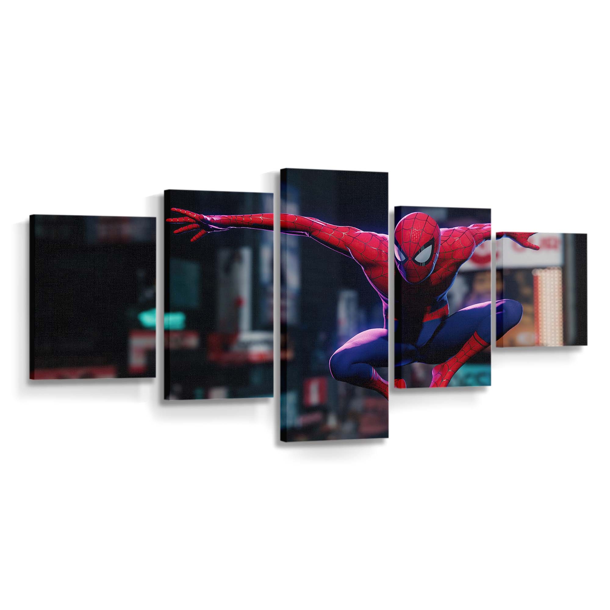 Spider Man Remastered 3 Leinwandbild - Wanddeko Spider-Man Leinwandbild