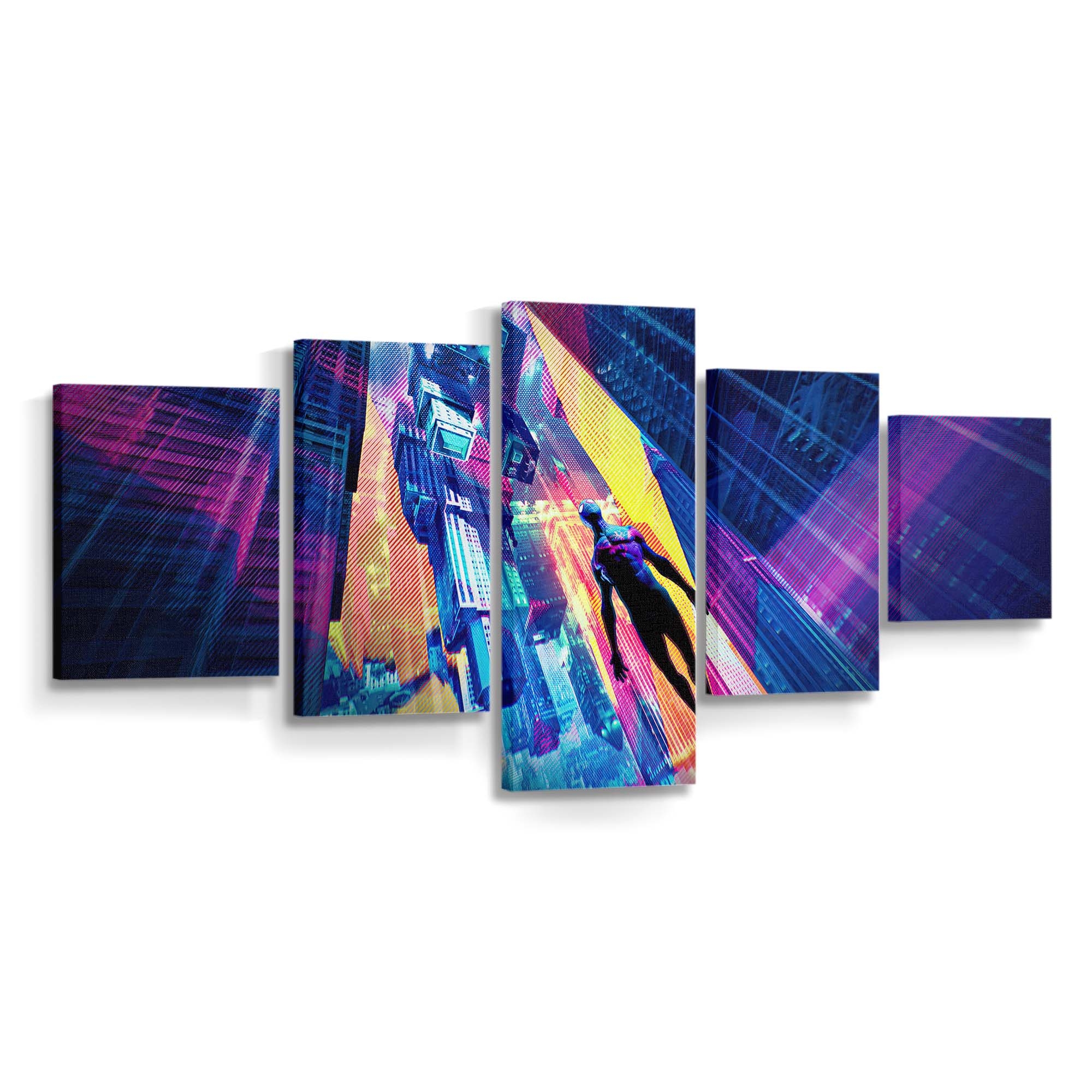 Spider Man Remastered Marvels Leinwandbild - Wanddeko Spider-Man Leinwandbild