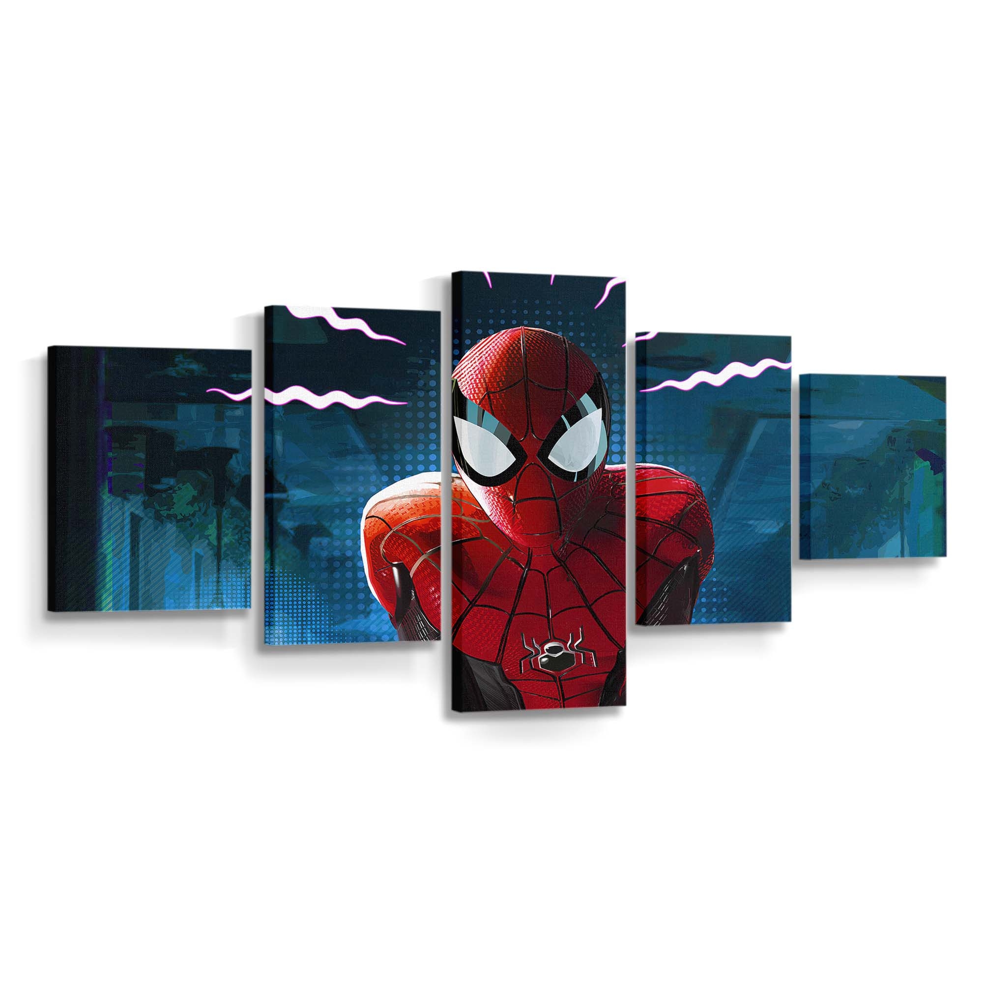 Spider Man Sinn Leinwandbild - Wanddeko Spider-Man Leinwandbild