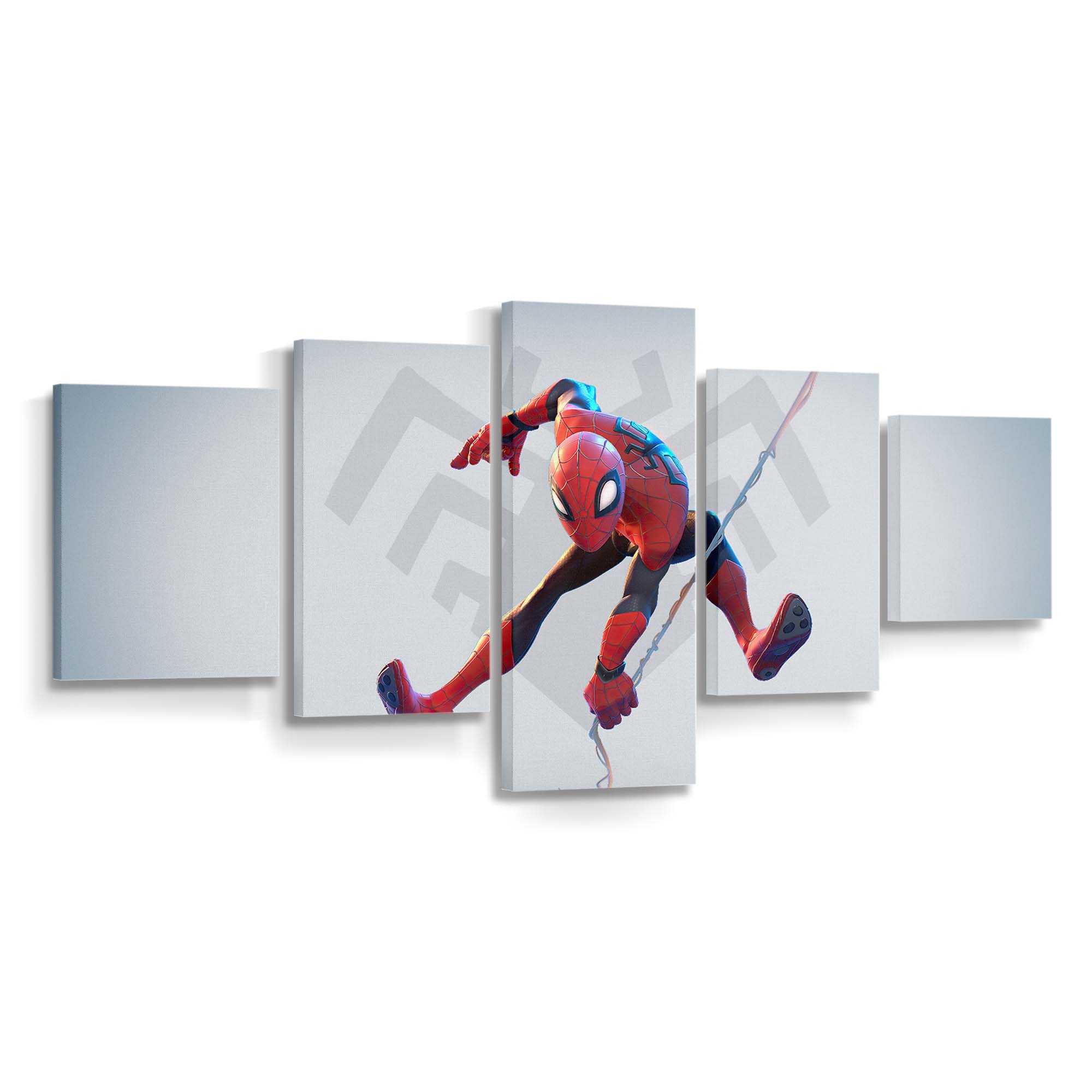Spider Man Superhero Character Art Leinwandbild - Wanddeko Spider-Man Leinwandbild