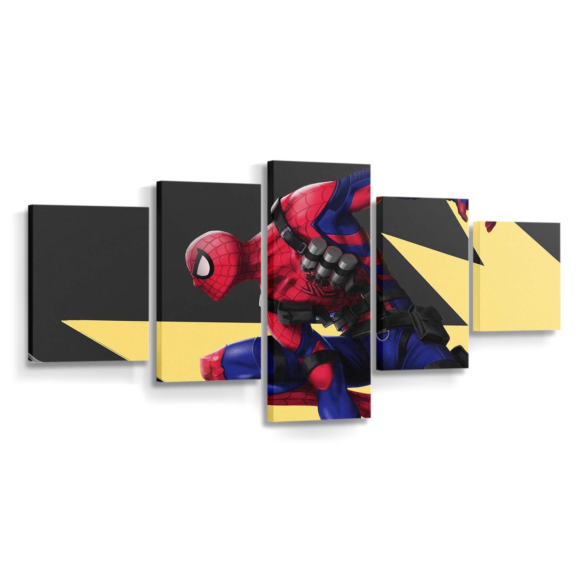 Spider Man With Arms Leinwandbild - Wanddeko Spider-Man Leinwandbild