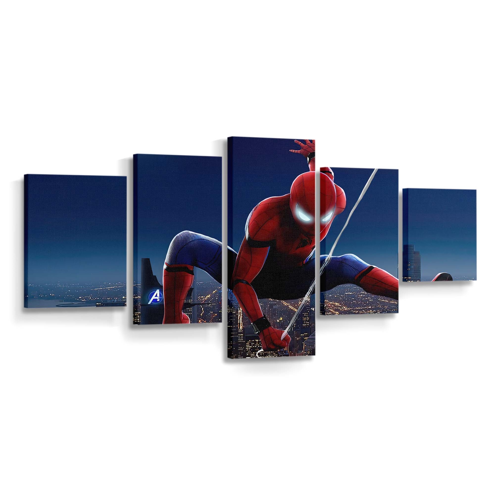 Spidey zurück in der Stadt Leinwandbild - Wanddeko Spider-Man Leinwandbild