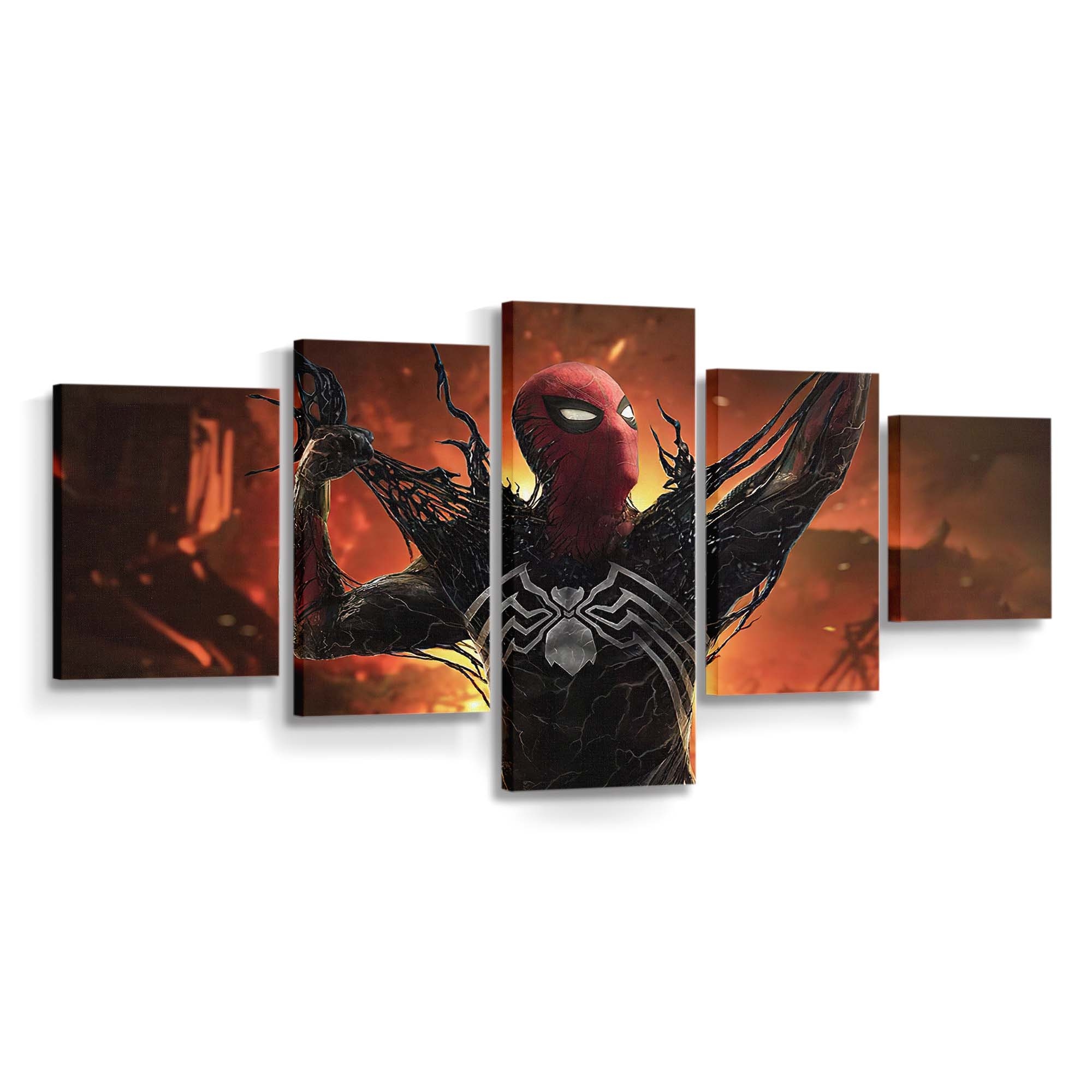 Symbiote Spider Man 2 Leinwandbild - Wanddeko Spider-Man Leinwandbild