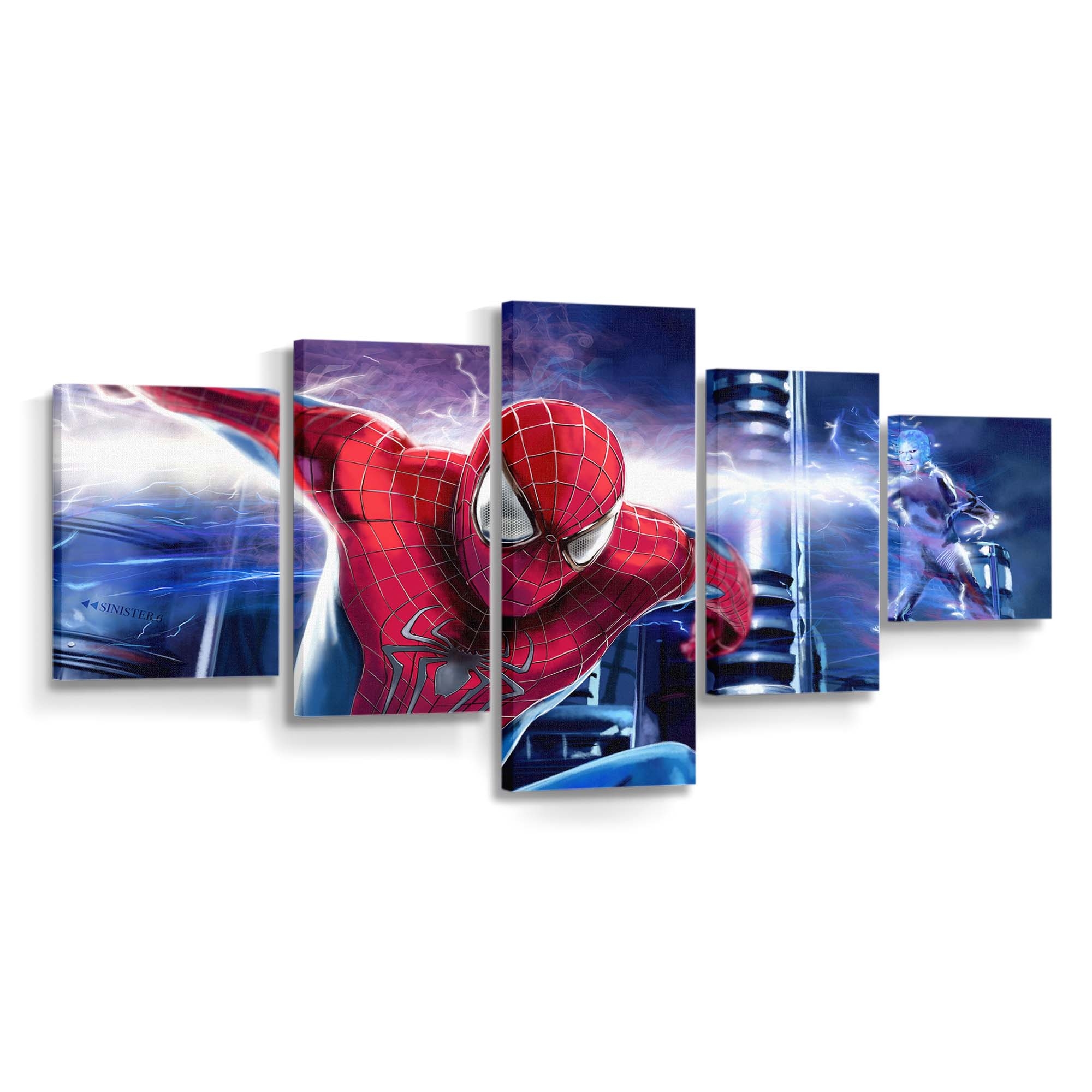 The Amazing Spider Man Paint Art Leinwandbild - Wanddeko Spider-Man Leinwandbild