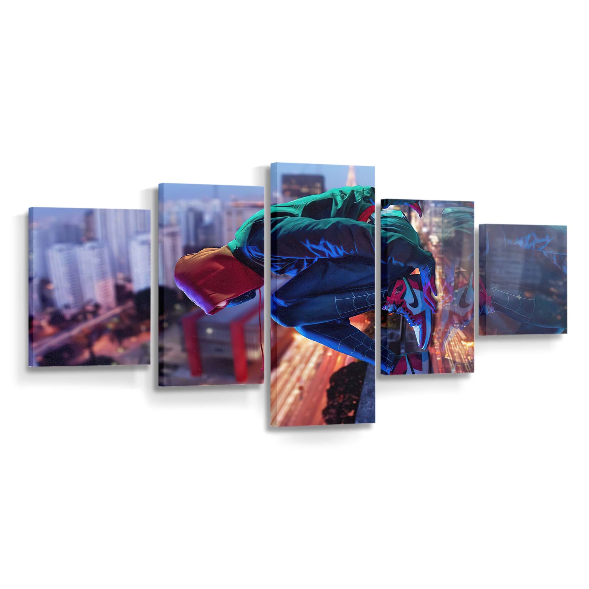 Miles Morales 6 Leinwandbild - Wanddeko Spider-Man Leinwandbild