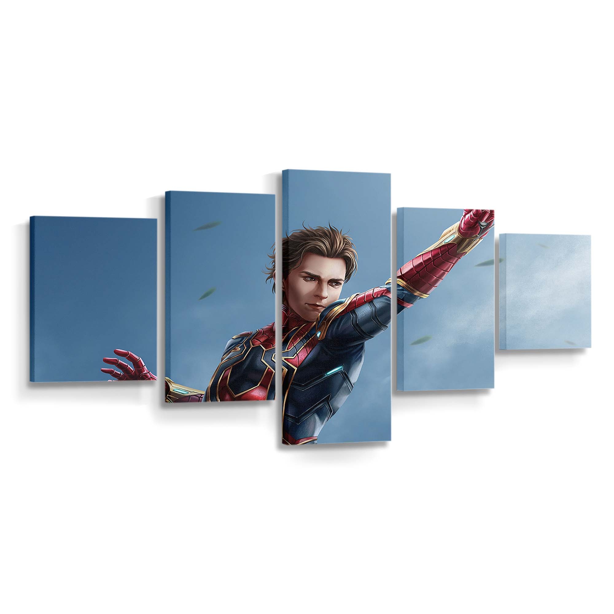 Tom Holland Spider Man Leinwandbild - Wanddeko Spider-Man Leinwandbild