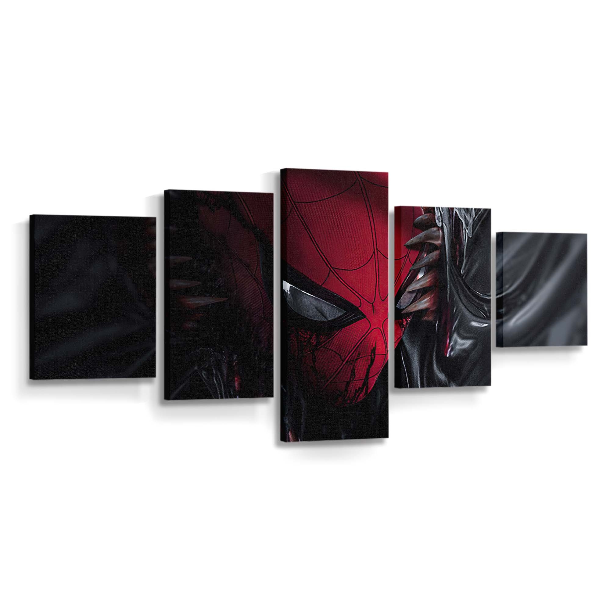 Venom in Spider Man Leinwandbild - Wanddeko Spider-Man Leinwandbild