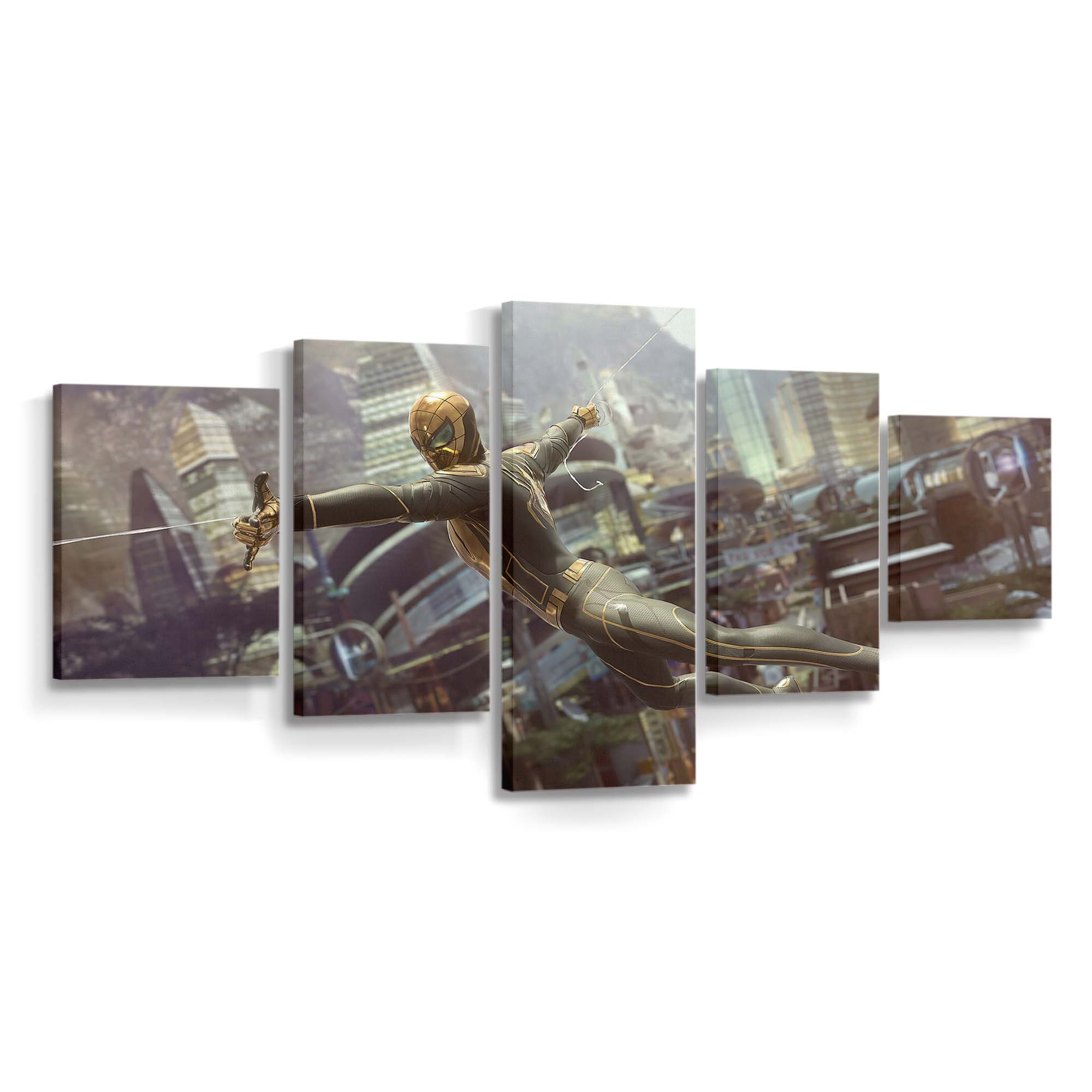 Wakandan Armor Spider Man 2 Leinwandbild - Wanddeko Spider-Man Leinwandbild