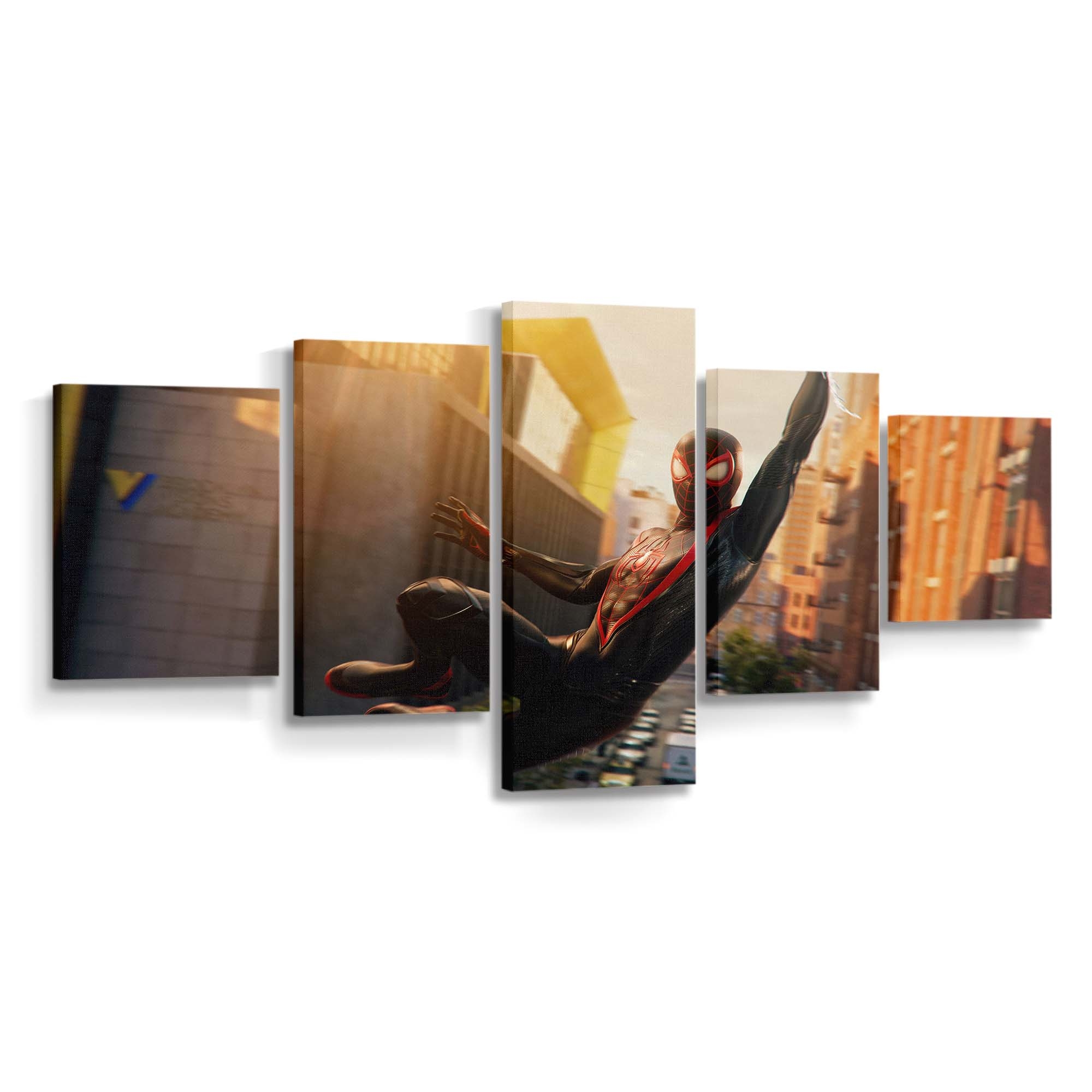 Web Slinging Adventures Await Marvels Spider Man 2 Leinwandbild - Wanddeko Spider-Man Leinwandbild