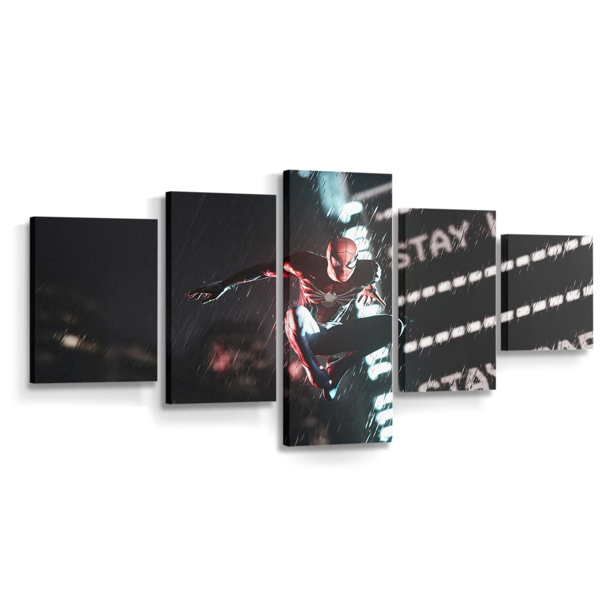 Web Slinging Adventures Marvels Spider Man 2 Leinwandbild - Wanddeko Spider-Man Leinwandbild