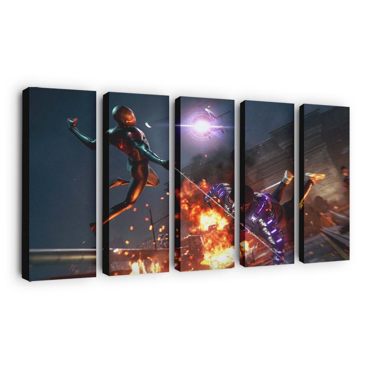 2020 Marvels Spider Man Miles Morales Spiel Leinwandbild - Wanddeko