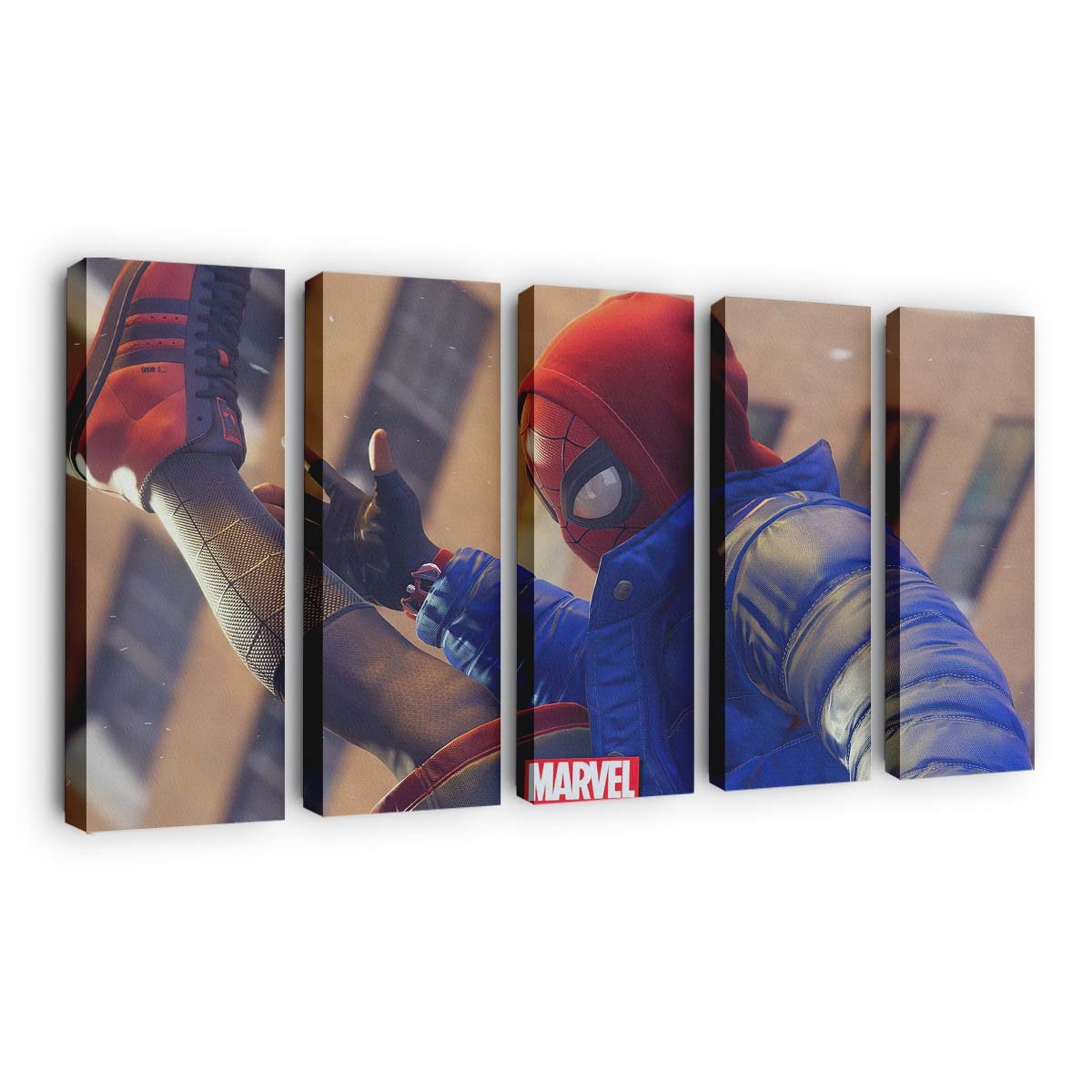 2020 Spider Man in Miles Morales Leinwandbild - Wanddeko