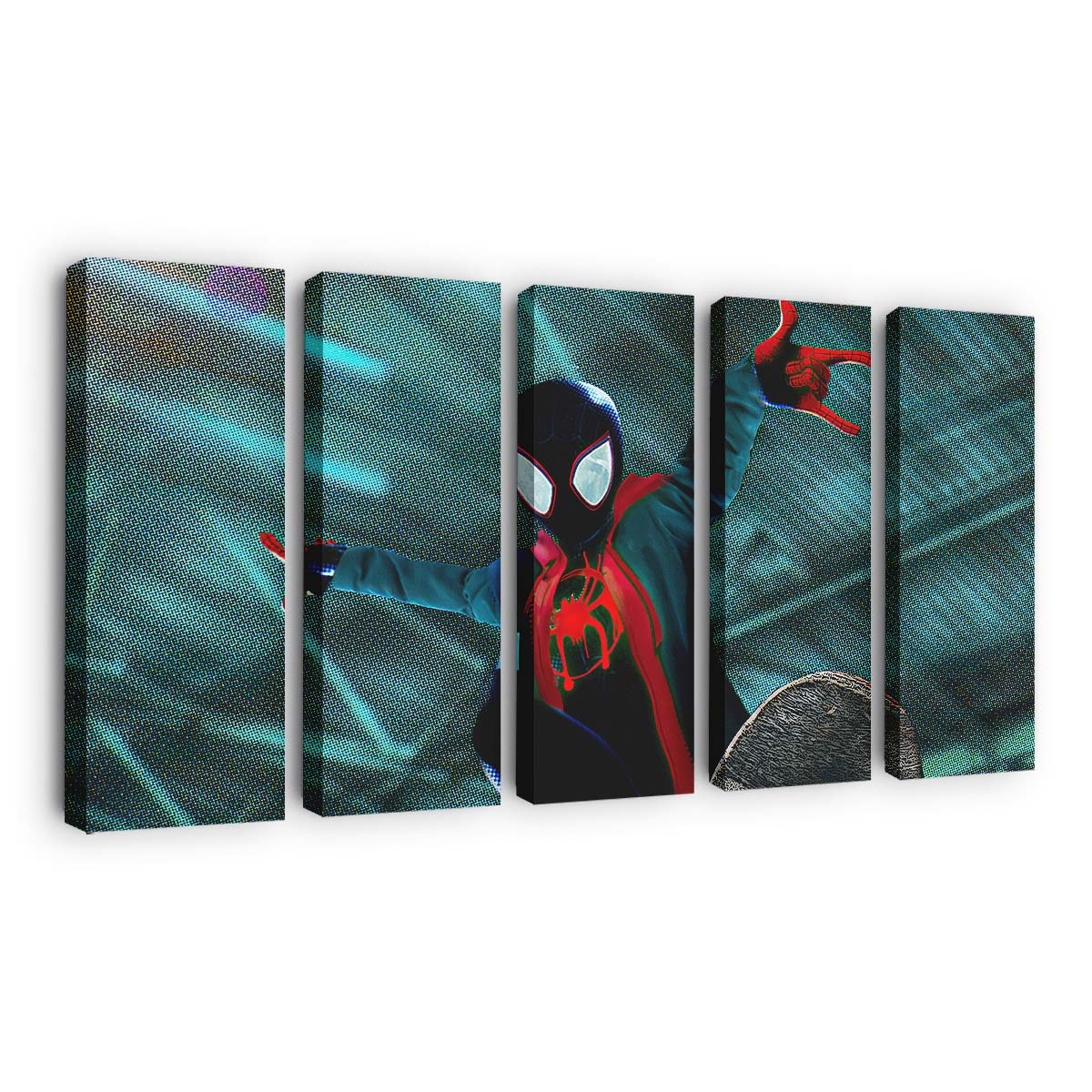 2020 Spider Man Miles Leinwandbild - Wanddeko