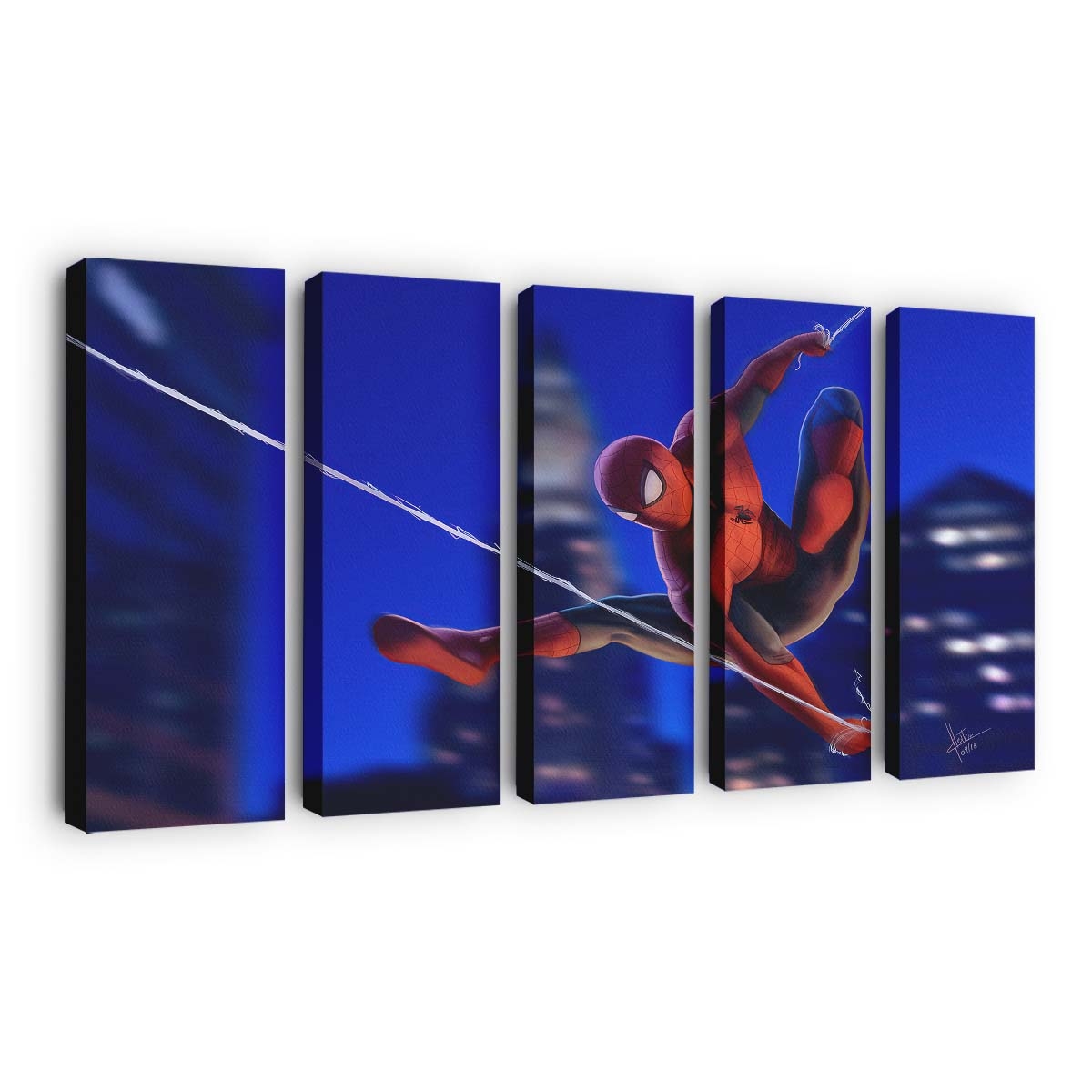 Spider Man 2020 Kunstwerk Leinwandbild - Wanddeko