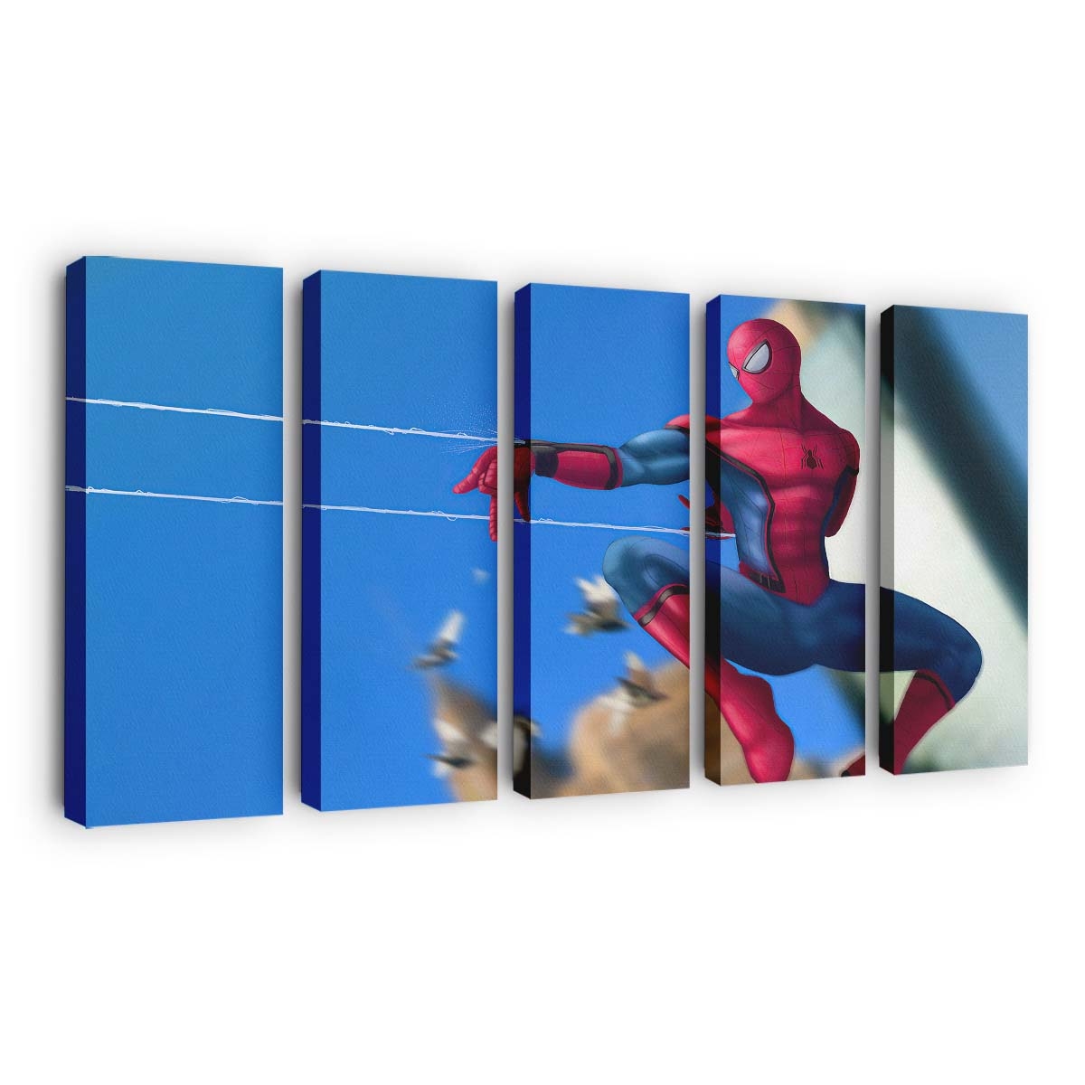 Spider Man Kunstwerk Leinwandbild - Wanddeko