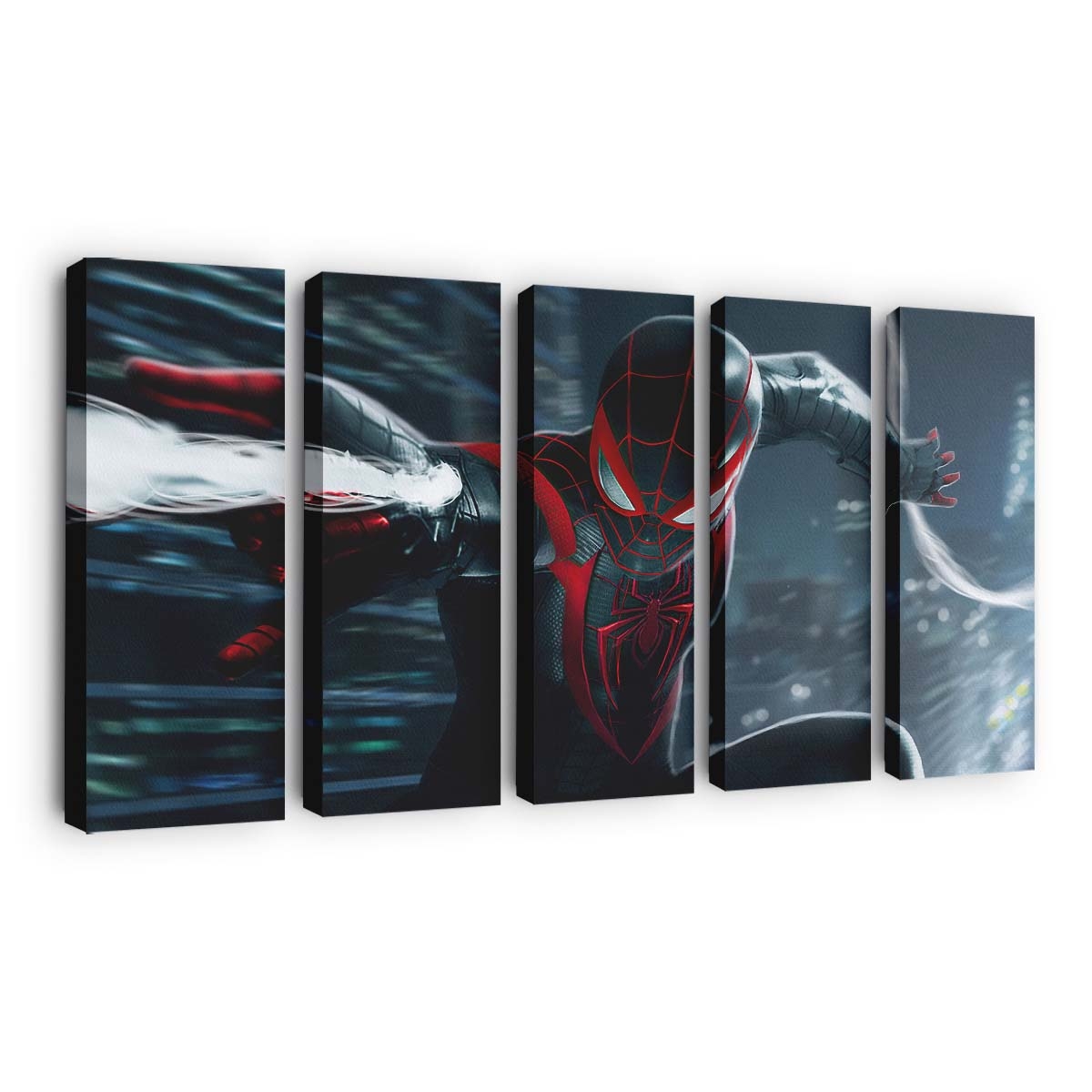 Spider Man Miles Morales 2020 Leinwandbild - Wanddeko