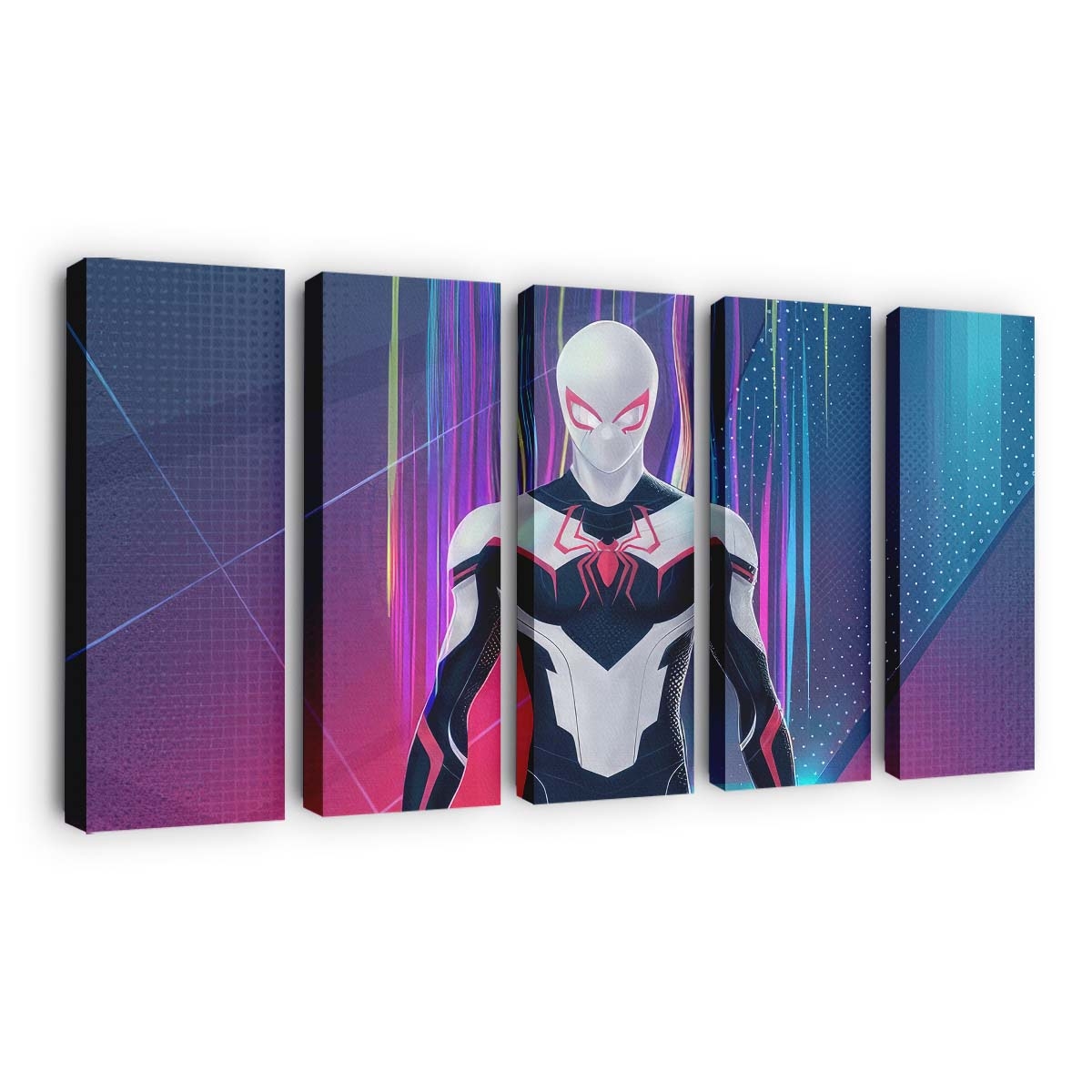 Spider Verse Kunstwerk Leinwandbild - Wanddeko