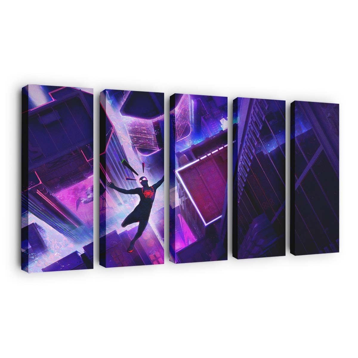 Spider Man Miles New Leinwandbild - Wanddeko