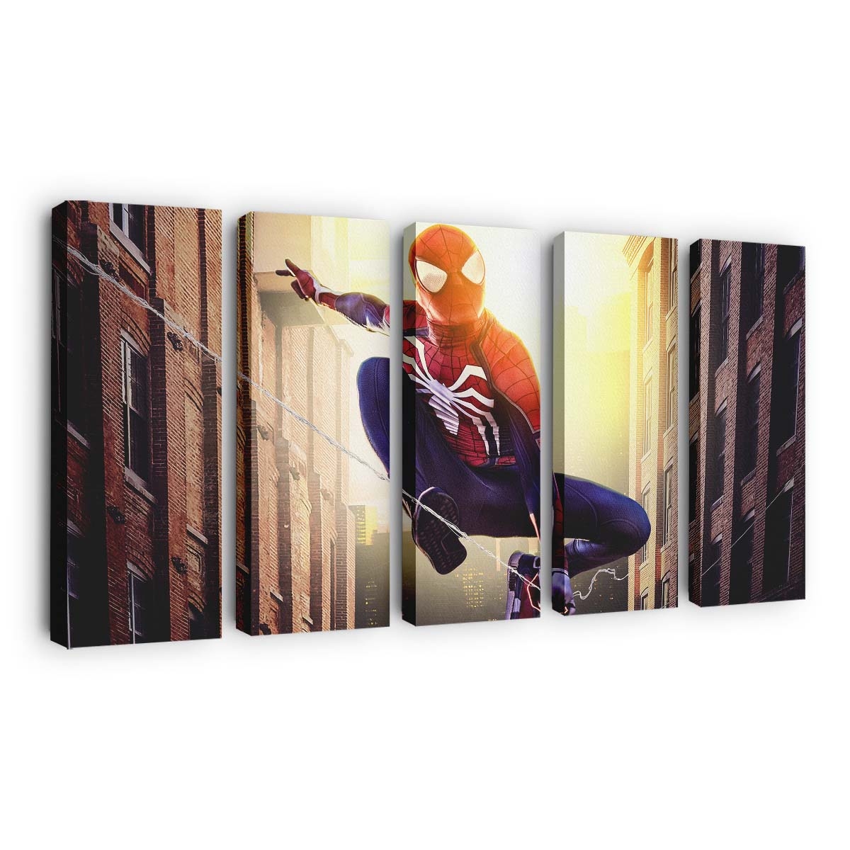 Spider Man New York Leinwandbild - Wanddeko