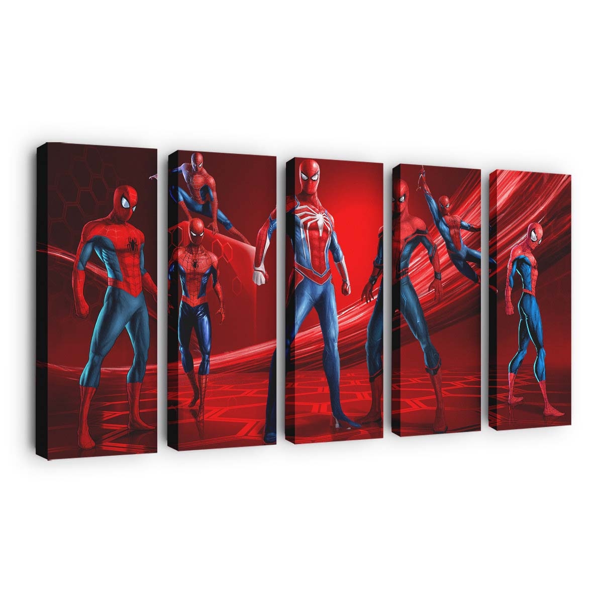 Alle Verse Spider Man Leinwandbild - Wanddeko Alle Verse Spider Man Leinwandbild - Wanddeko – Bild 4