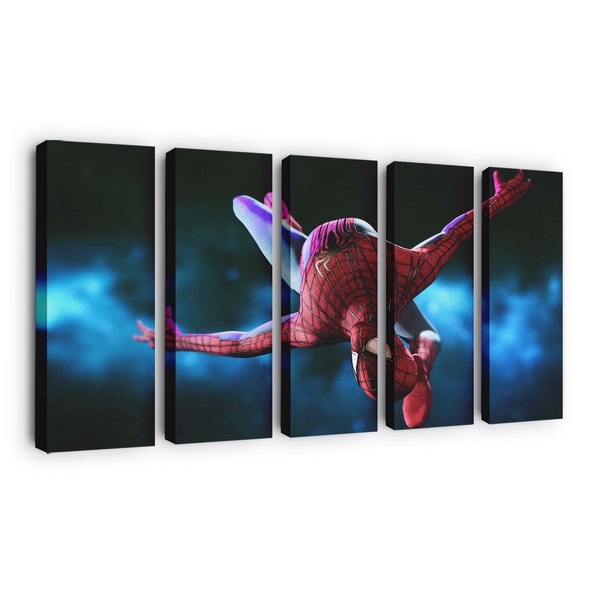 Amazing Spider Man Digitale Kunst Leinwandbild - Wanddeko