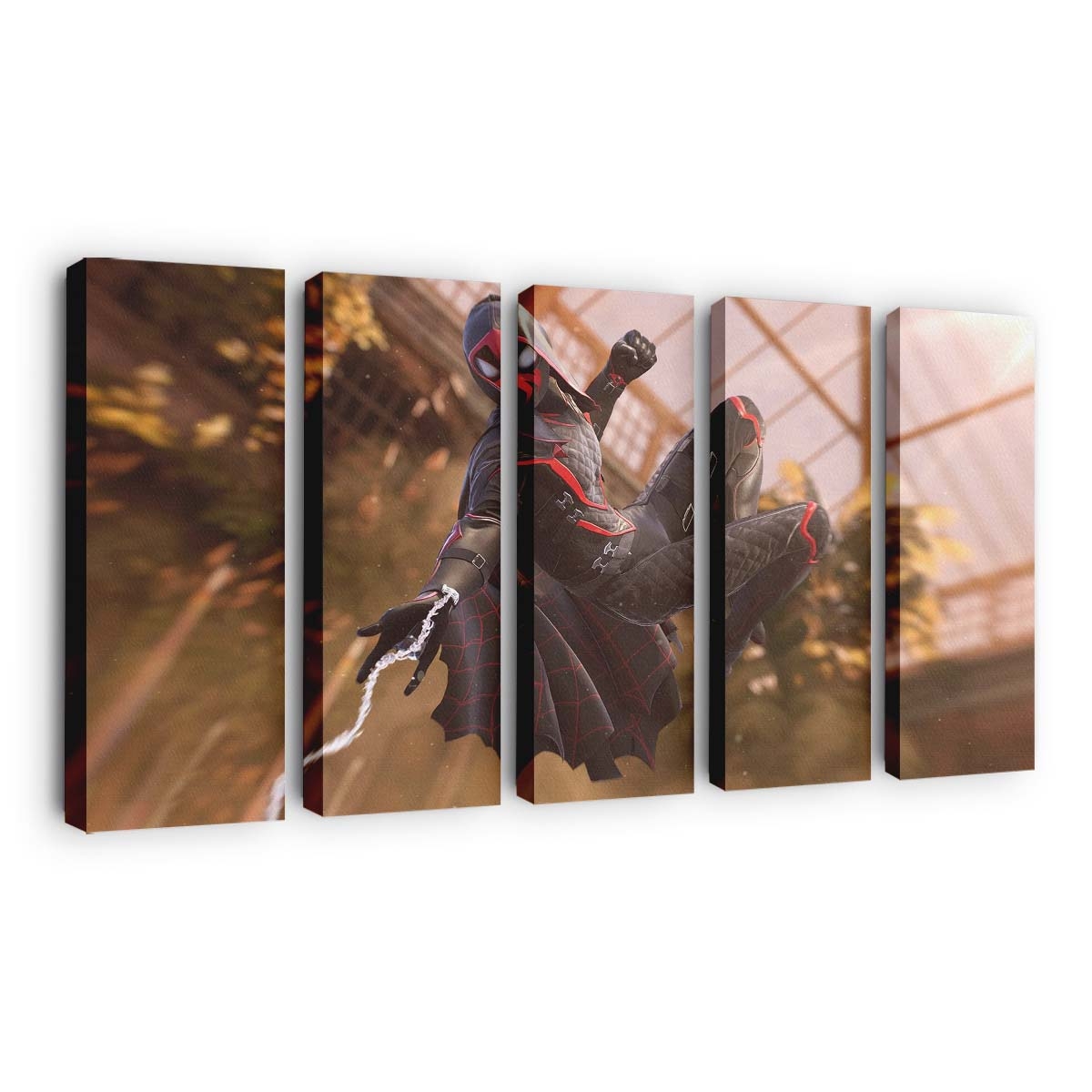 Arachknight Marvels Spider Man 2 Leinwandbild - Wanddeko