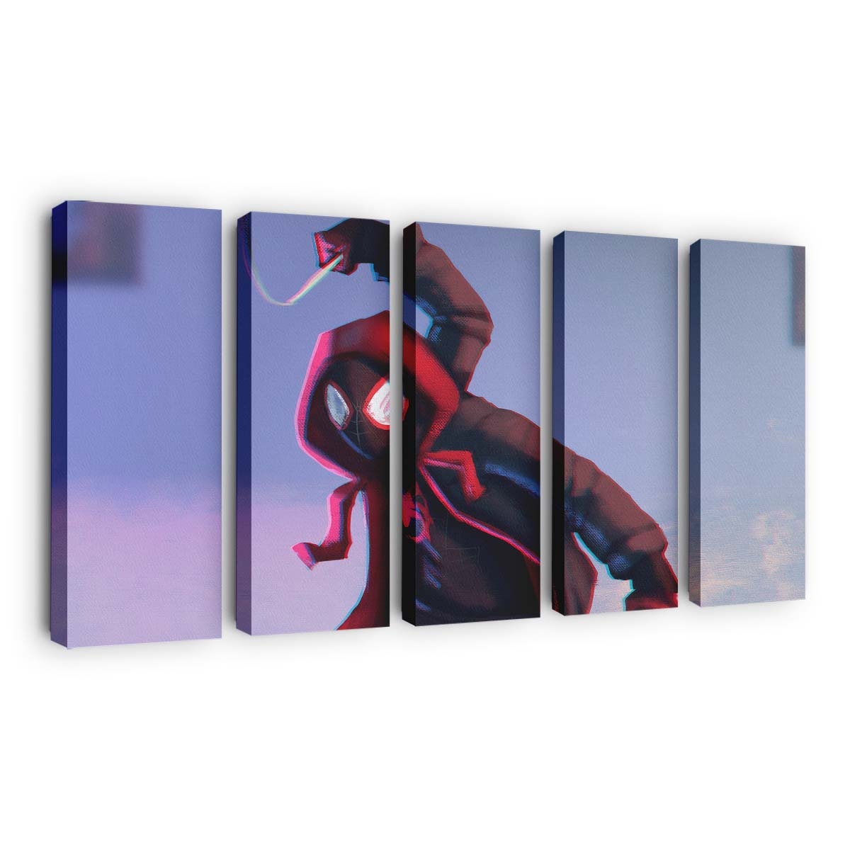 Kunst Spider Man Miles Morales Leinwandbild - Wanddeko
