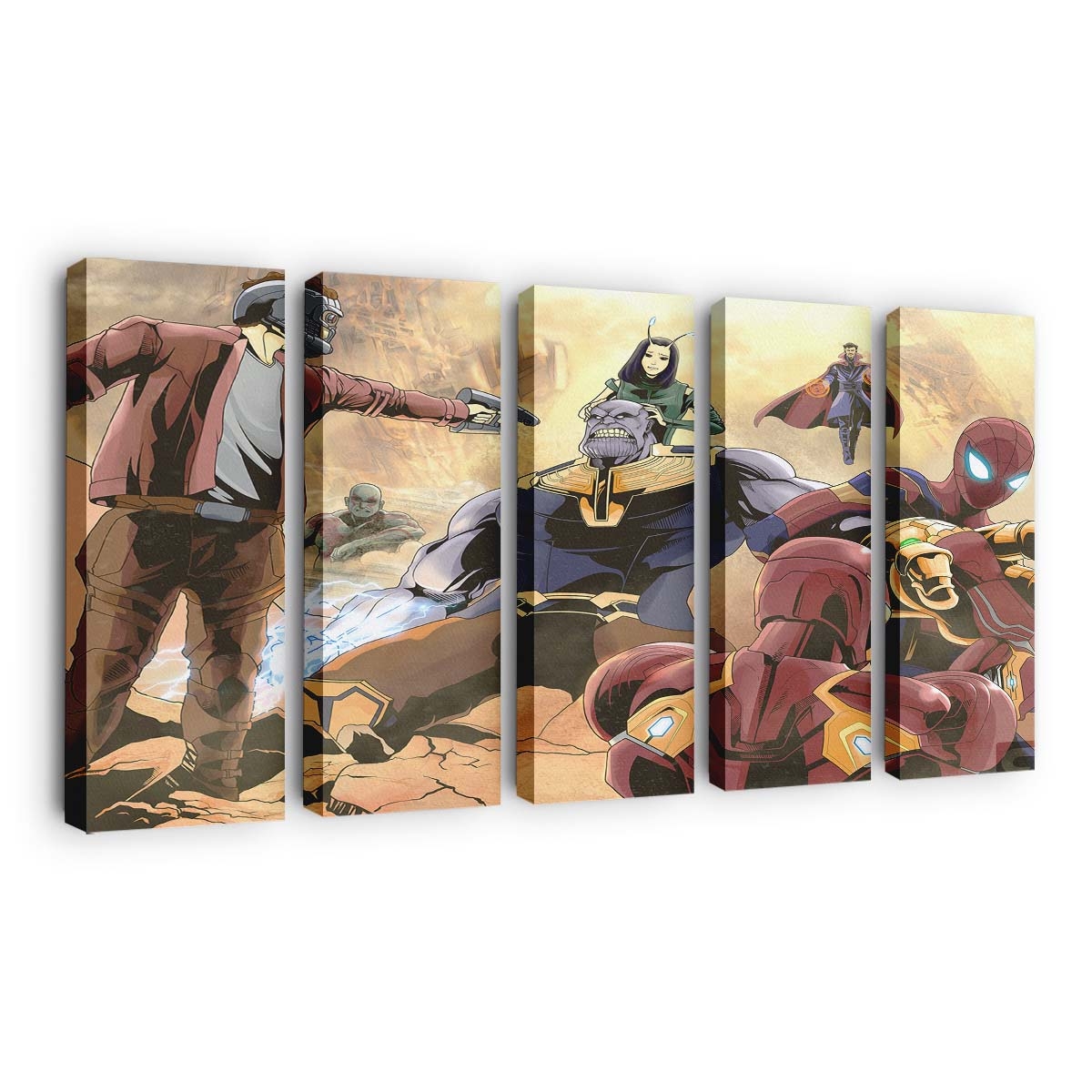 Avengers Infinity War Filmillustration Leinwandbild - Wanddeko