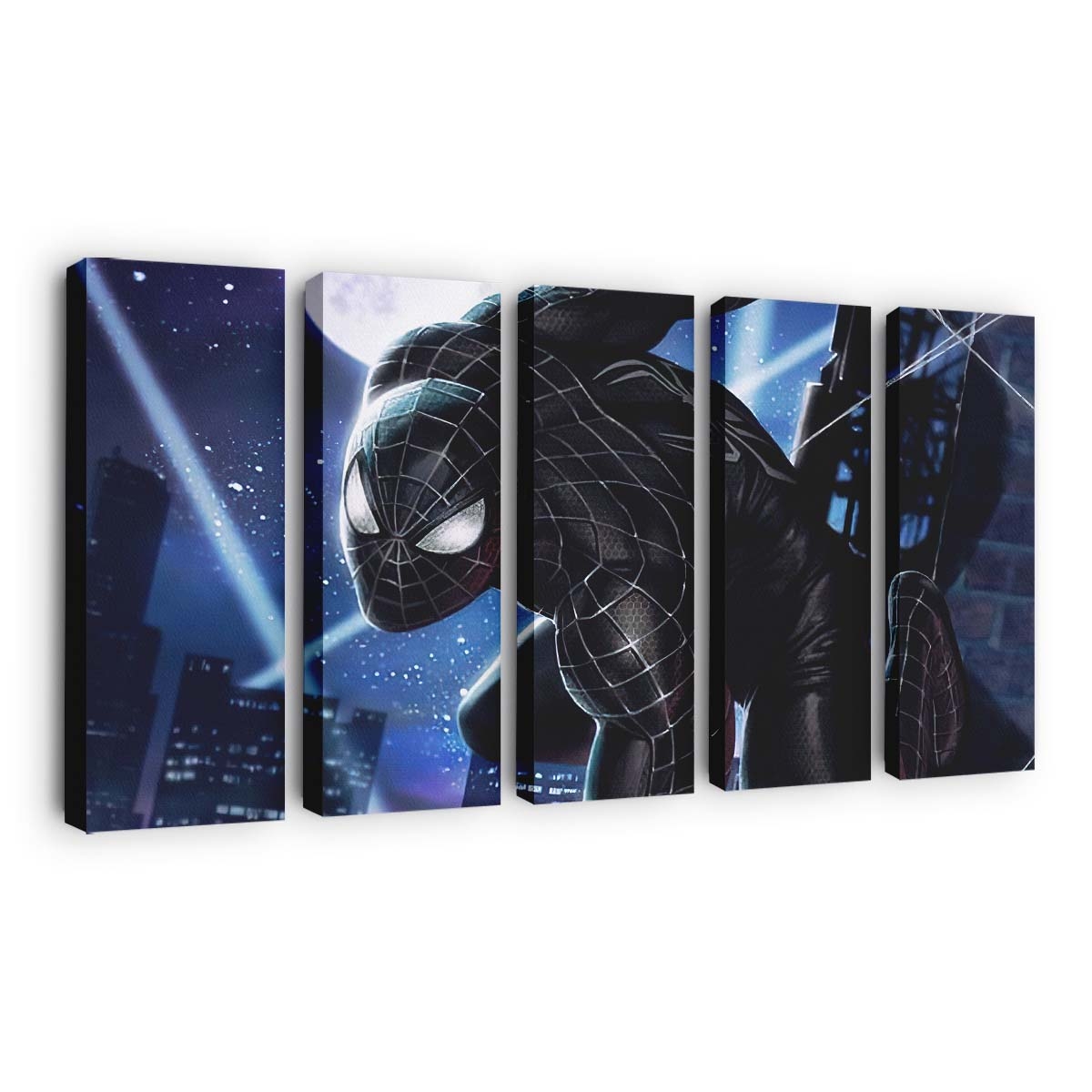 Black Spider Man 2020 Leinwandbild - Wanddeko
