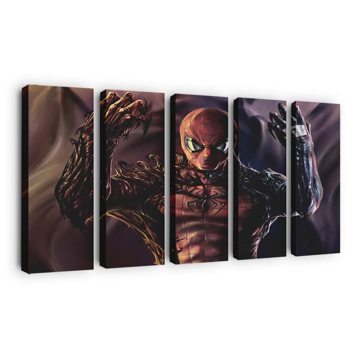 Carnage Venom Spider Man Artwork Leinwandbild - Wanddeko