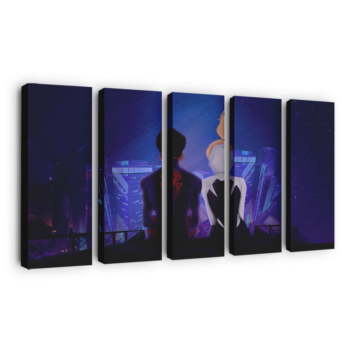 Gwen und Miles Morales Liebe Leinwandbild - Wanddeko