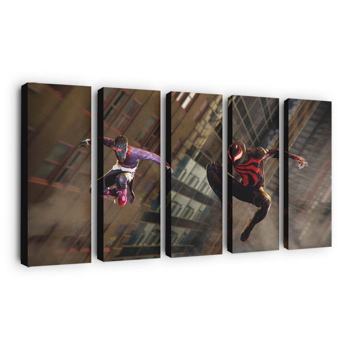 Hellfire Gala und Symbiote Spider Man in Marvels Spider Man 2 Leinwandbild - Wanddeko