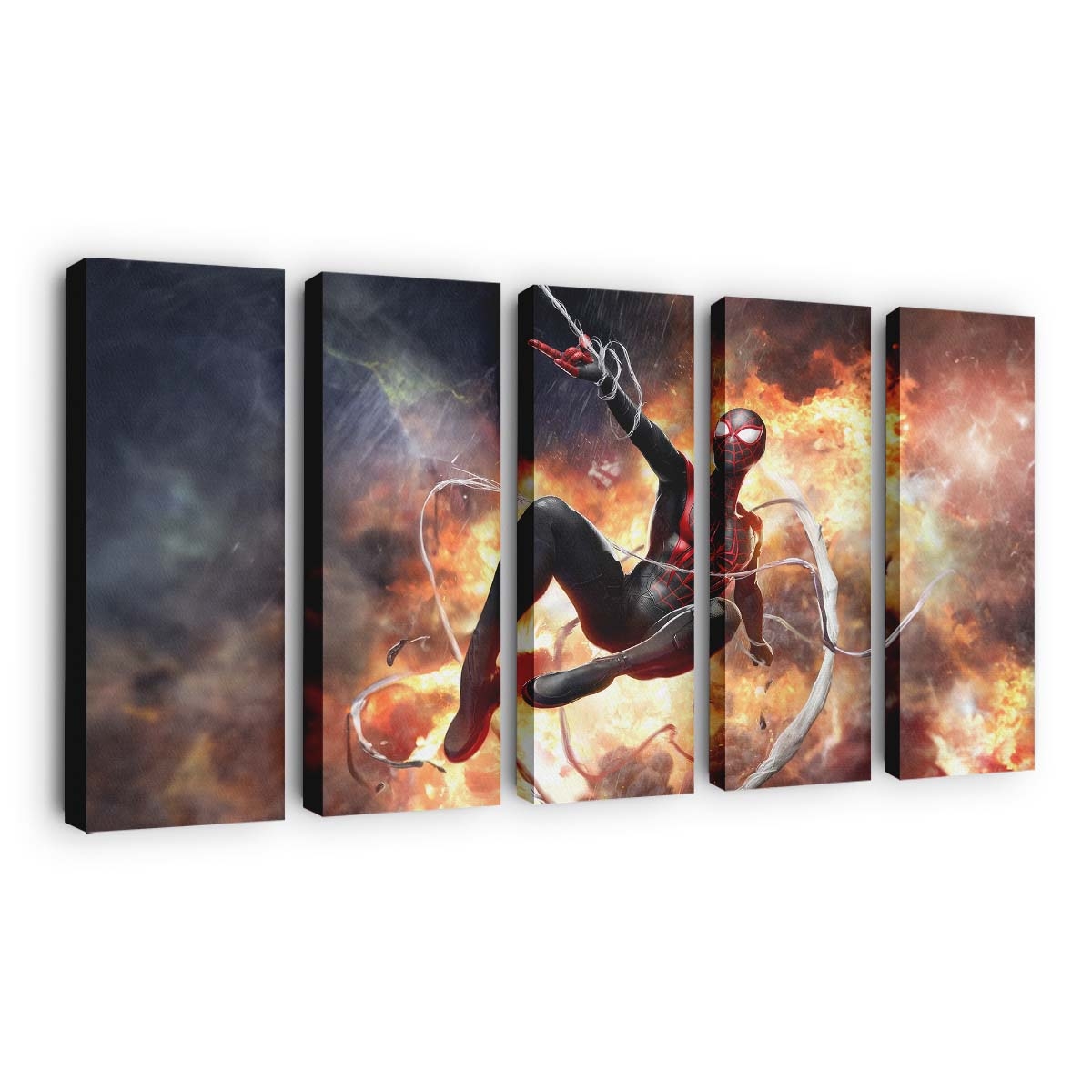 Marvel Duel Spider Man 2 Leinwandbild - Wanddeko