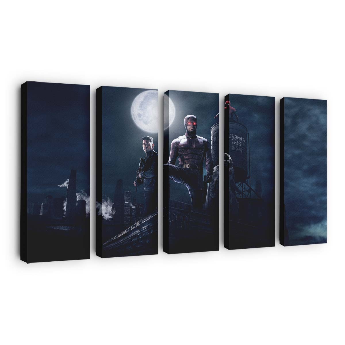 Marvel Knights Unleashed Leinwandbild - Wanddeko