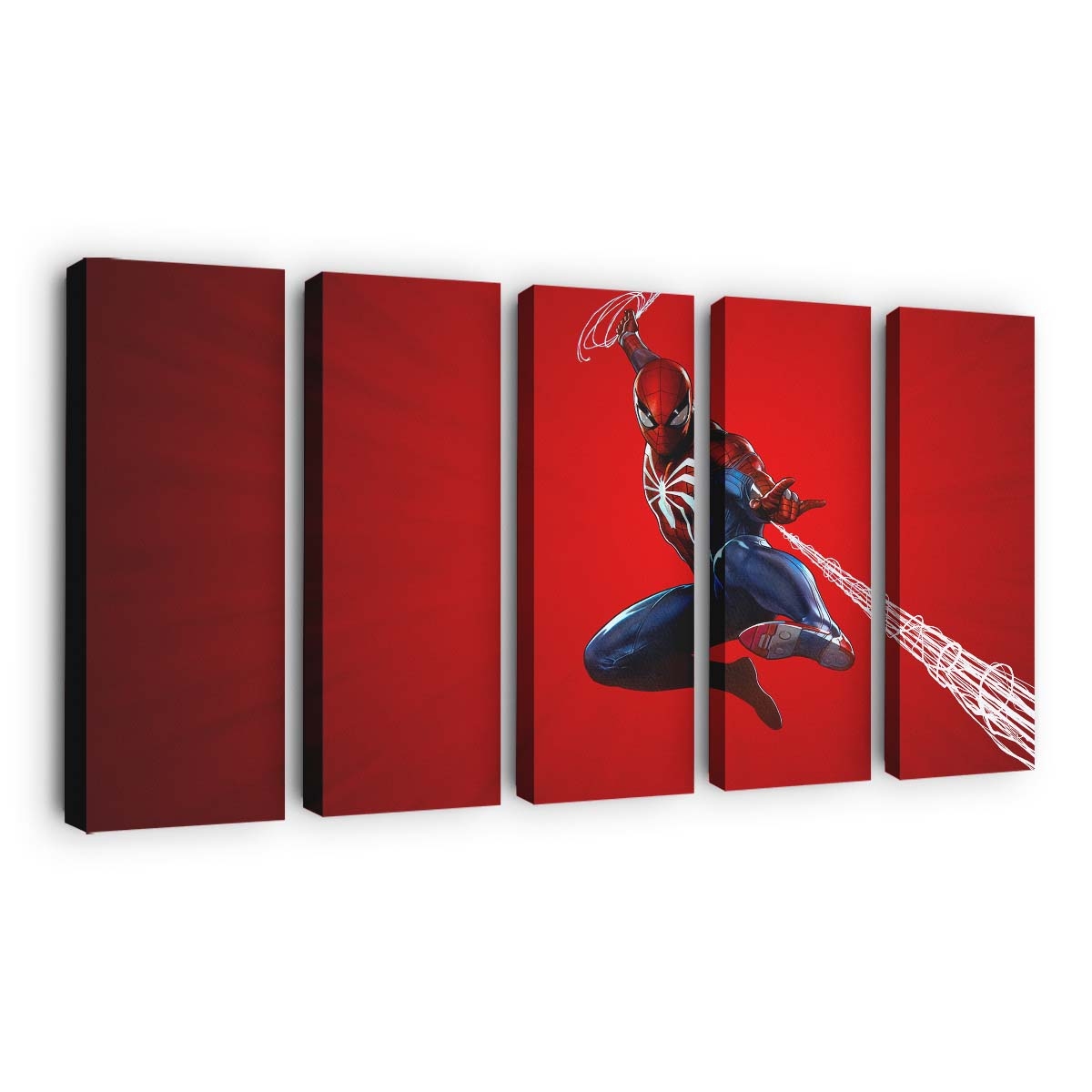 Marvels Spider Man Theme Art Leinwandbild - Wanddeko