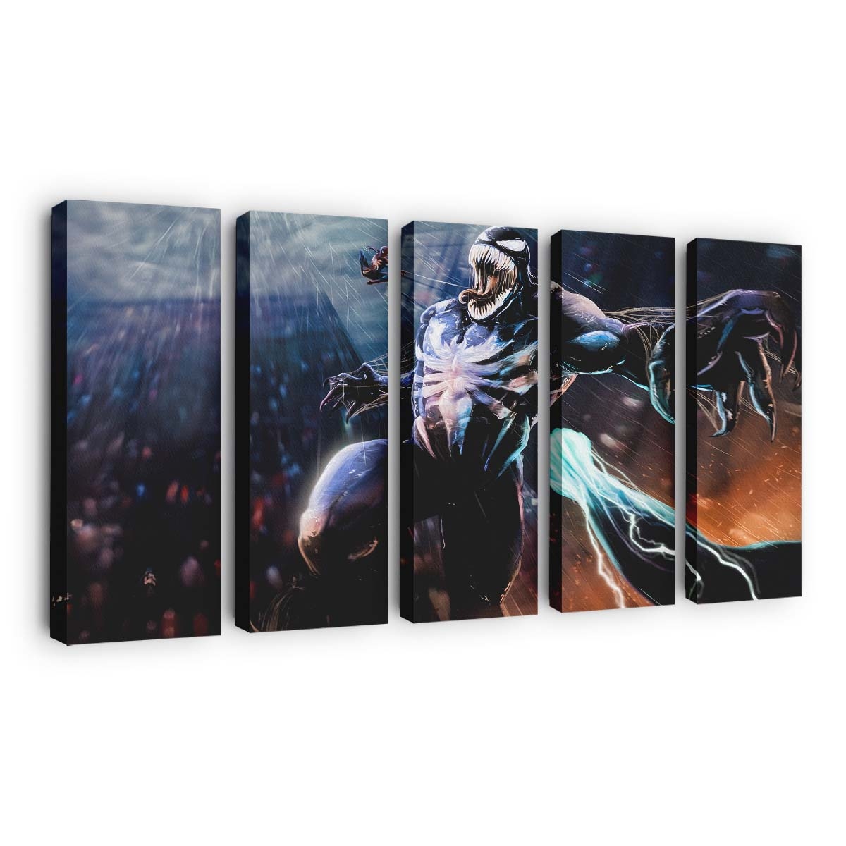 Marvels Spider Man vs. Venom Leinwandbild - Wanddeko