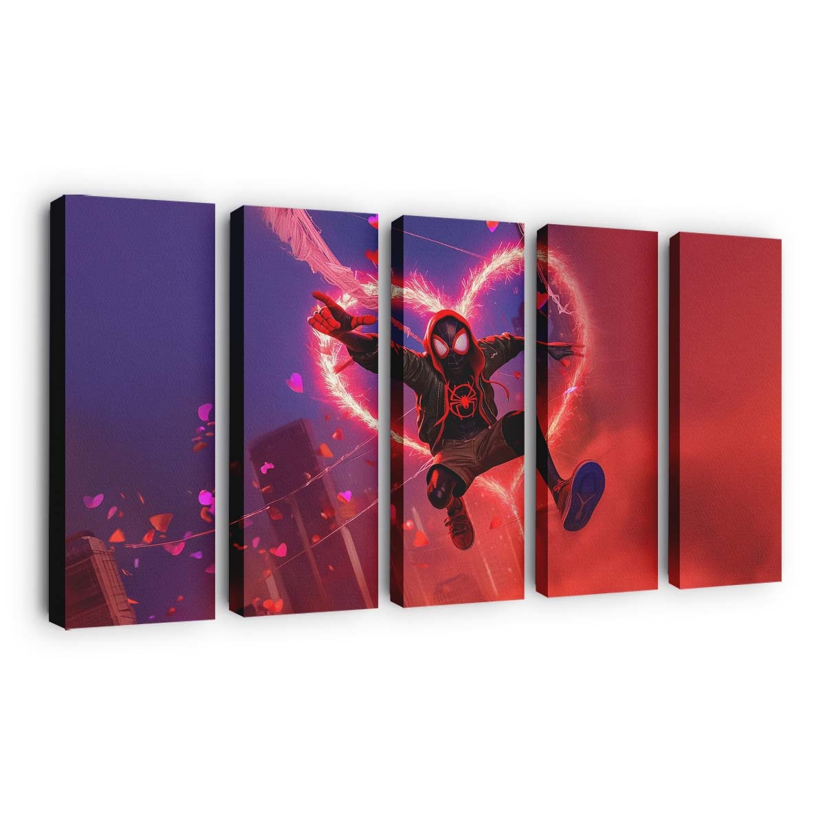 Masked Marvel Spider Man Leinwandbild - Wanddeko