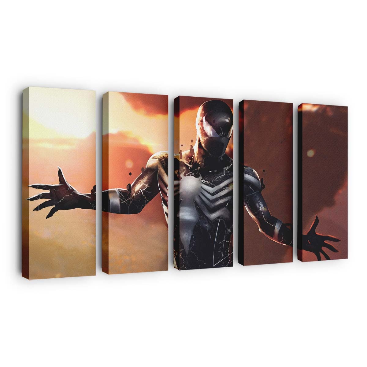 Mcu Symbiote Spider Man Leinwandbild - Wanddeko