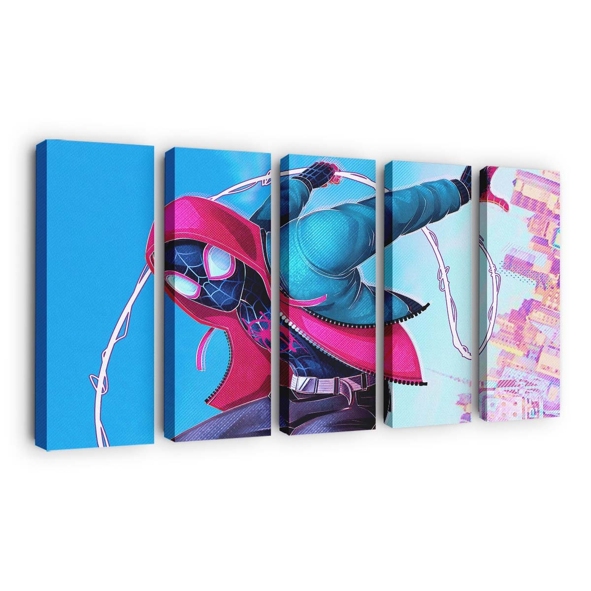 Miles Morales 2020 Artwork Leinwandbild - Wanddeko