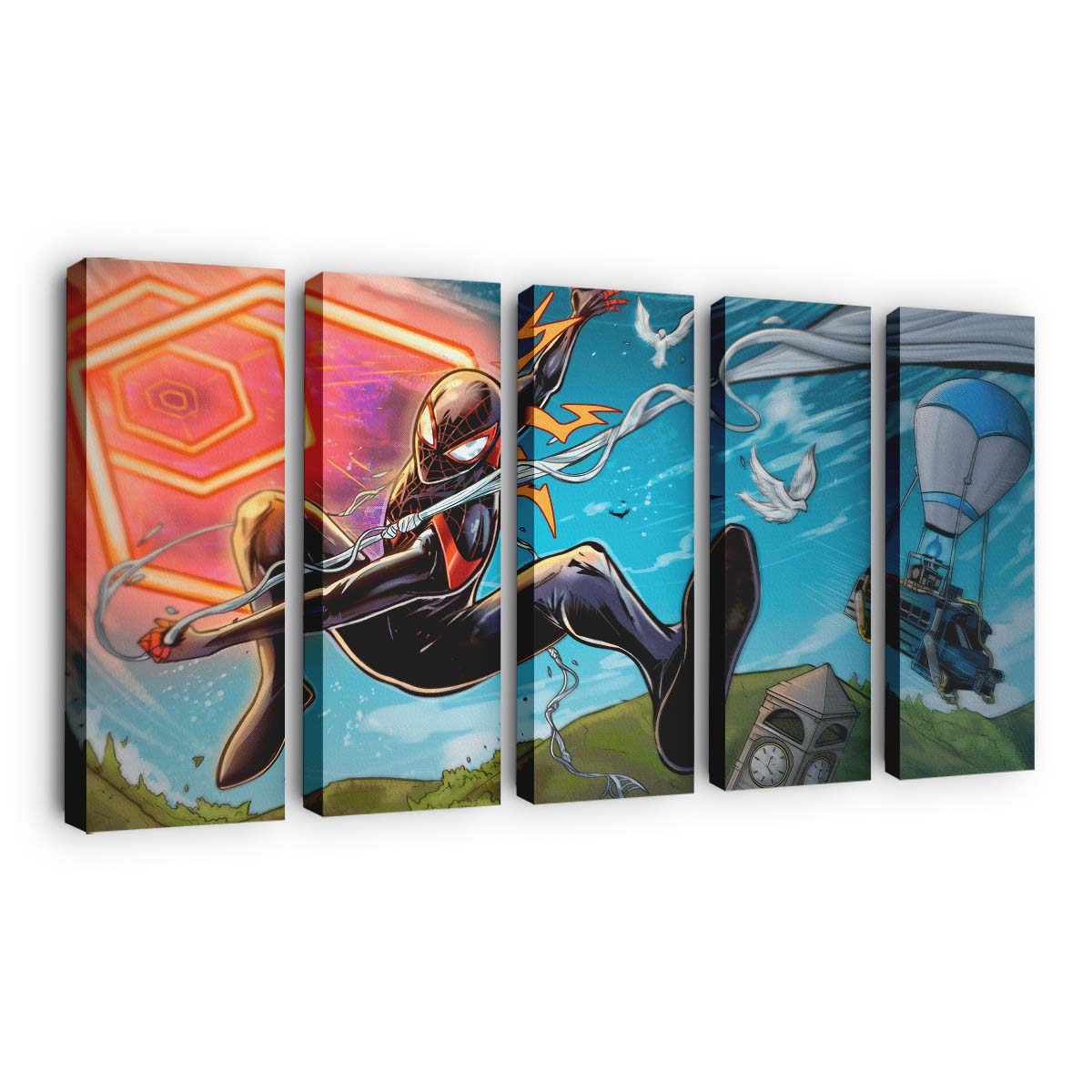 Miles Morales kommt Leinwandbild - Wanddeko