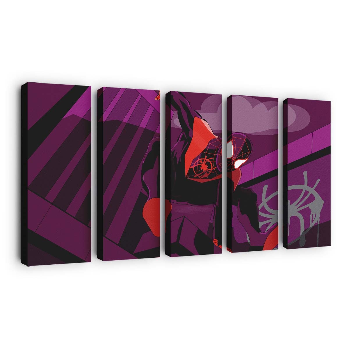Miles Morales Spider Man Leinwandbild - Wanddeko