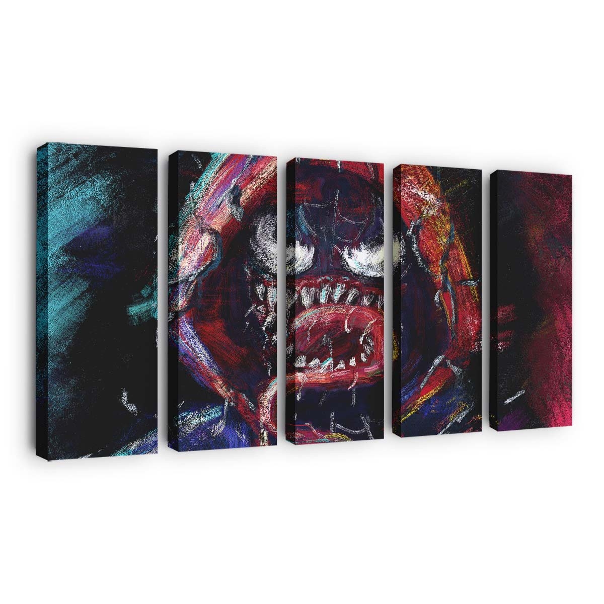 Miles Morales Spider Venom Leinwandbild - Wanddeko